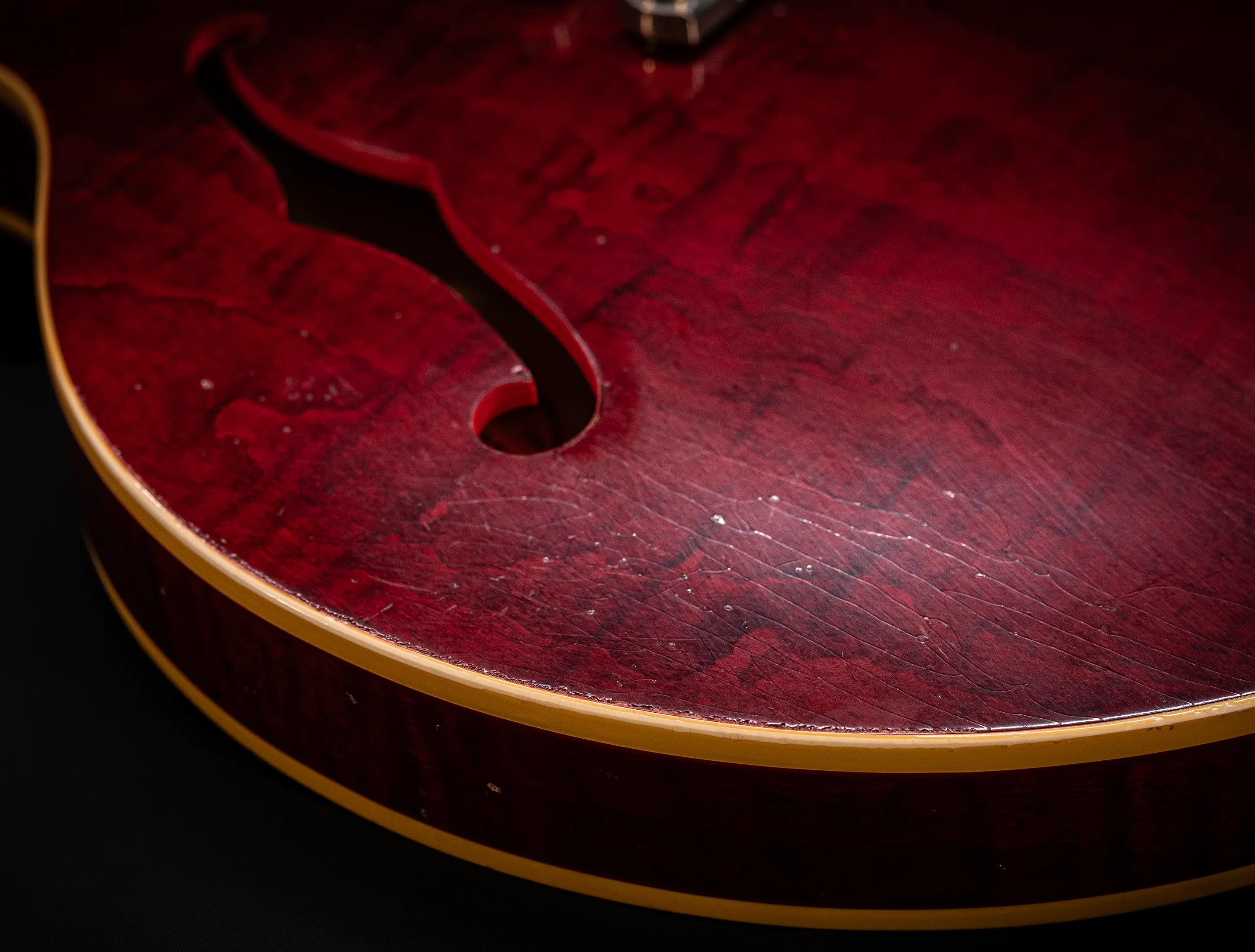 a165225 Gibson ES-335 1964 Custom Shop Murphy Lab Light Aged Figured Maple - 60s Viking Red