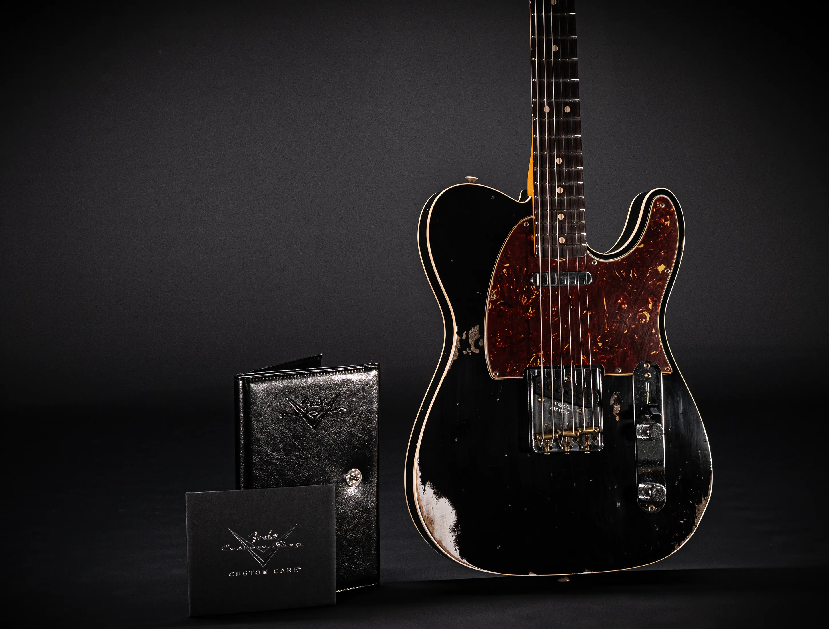 Fender MBD 1963 Telecaster Custom Relic - Black