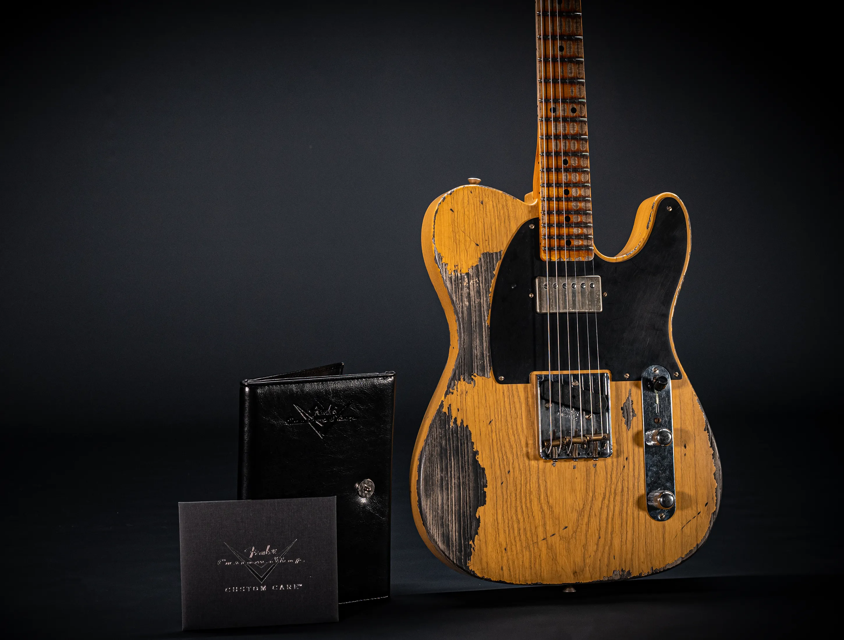 Fender MBD II 1952 Humbucker Telecaster Super Heavy Relic 1pc. Ash Body - Butterscotch Blonde