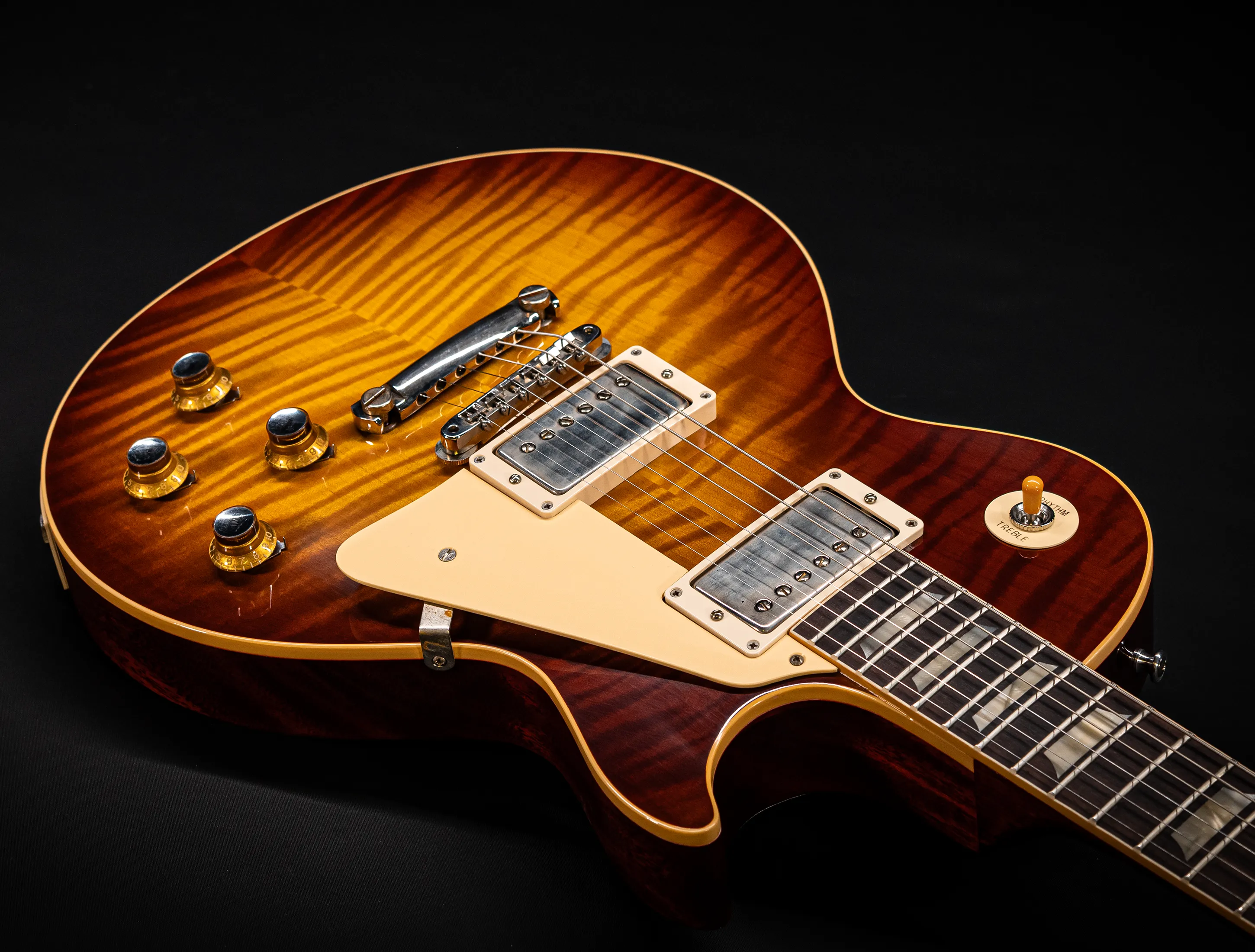 a170798 Gibson Les Paul 1960 Standard Reissue VOS - Iced Tea Burst AAAA Top Musikhaus-Hermann