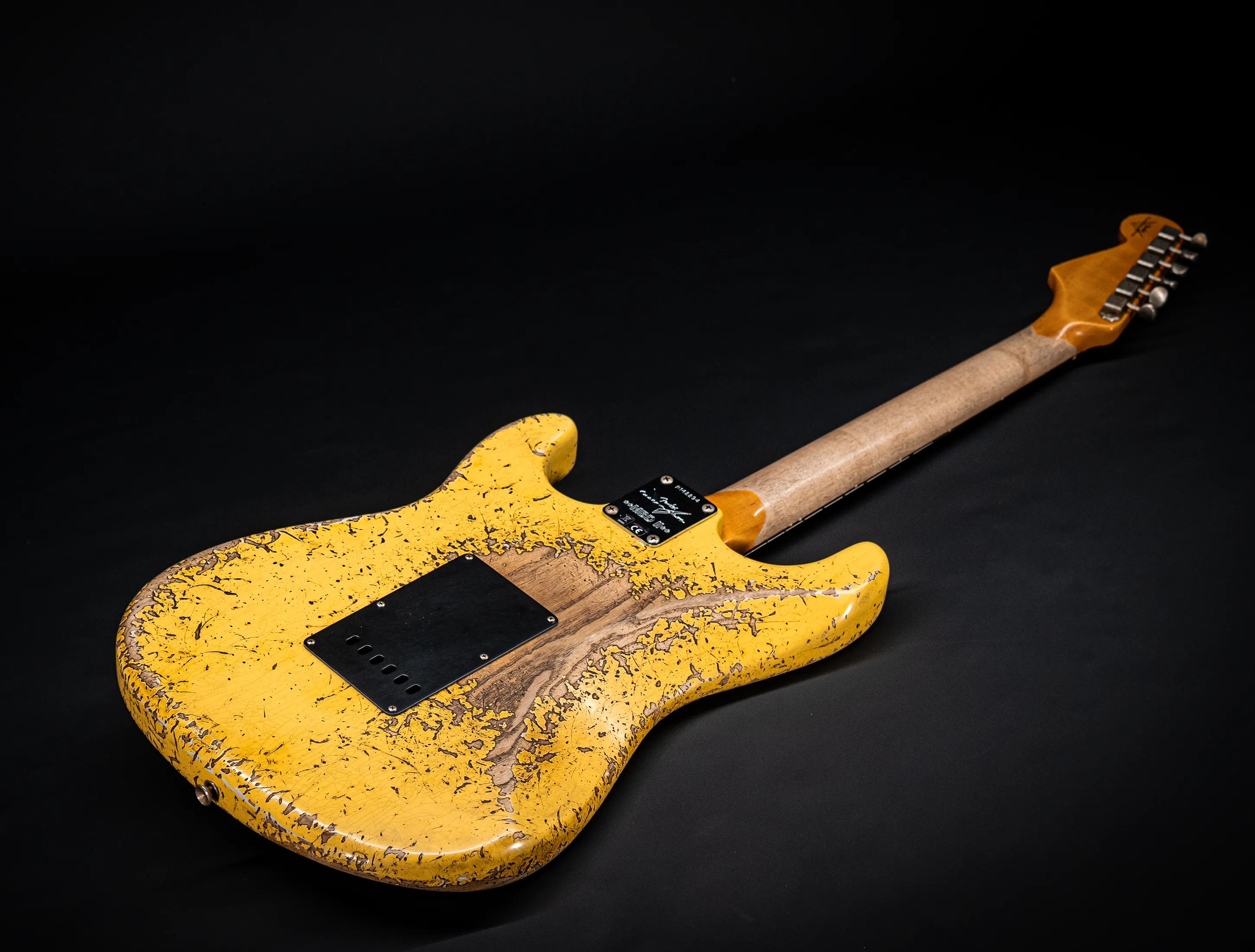 Fender MBD II 1962 Stratocaster MIDAS Super Heavy Relic - ASH Body Graffity Yellow