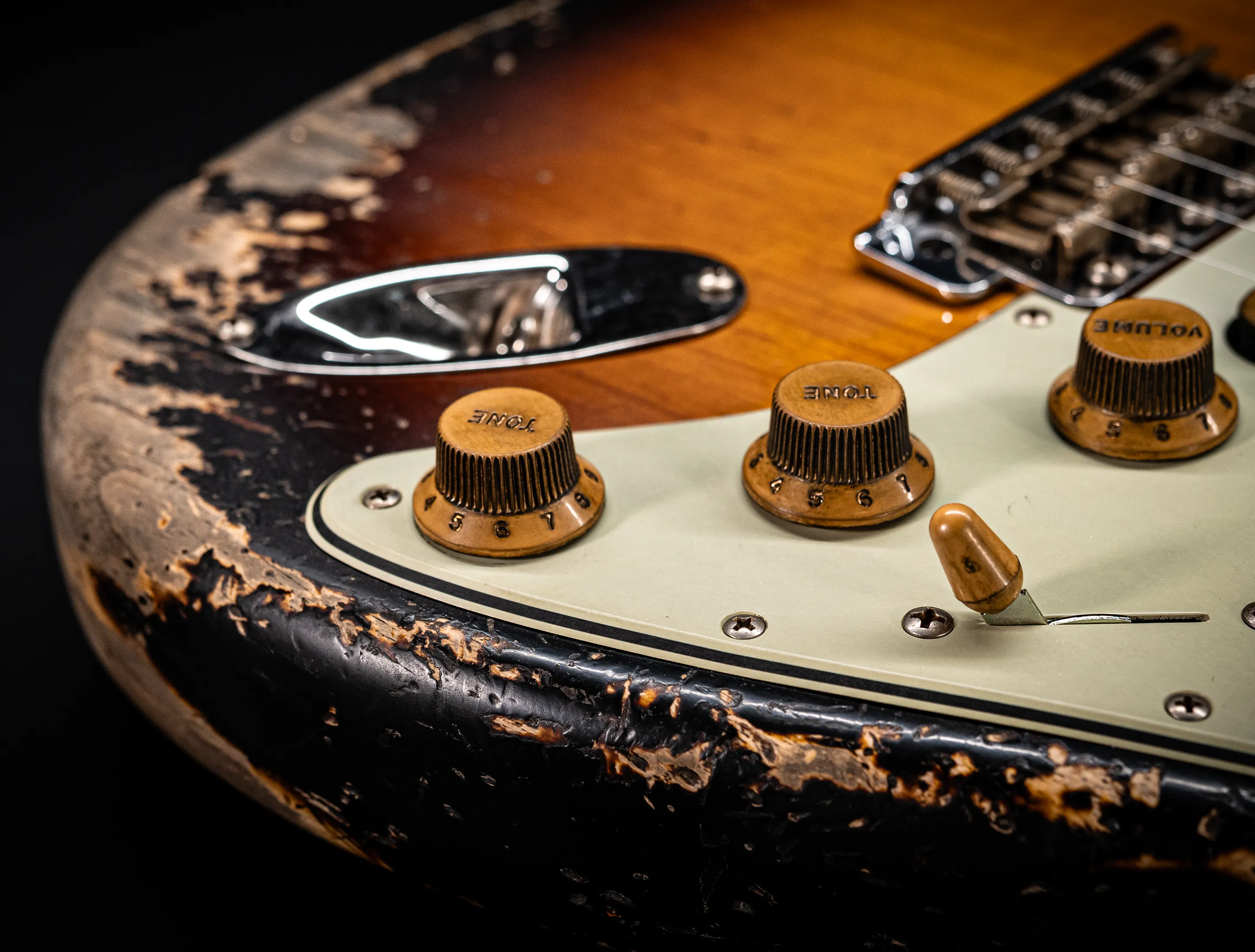 Fender MBD II 1962 Humbucker Stratocaster MIDAS Super Heavy Relic - ASH Body Maple Neck Sunburst