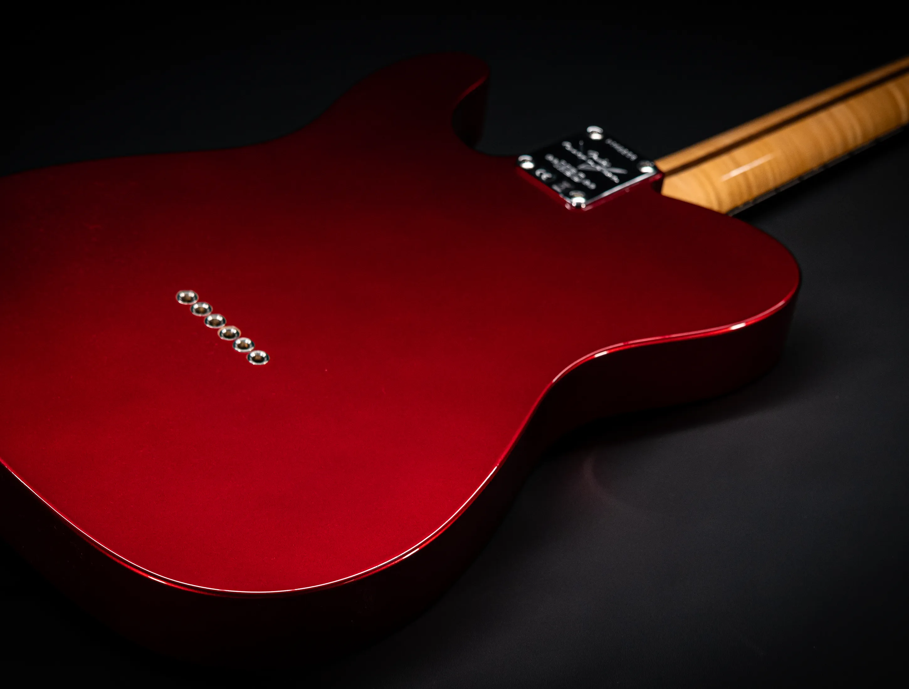 Fender MBD 1963 Telecaster Timeless NOS flame Neck - Candy Apple Red