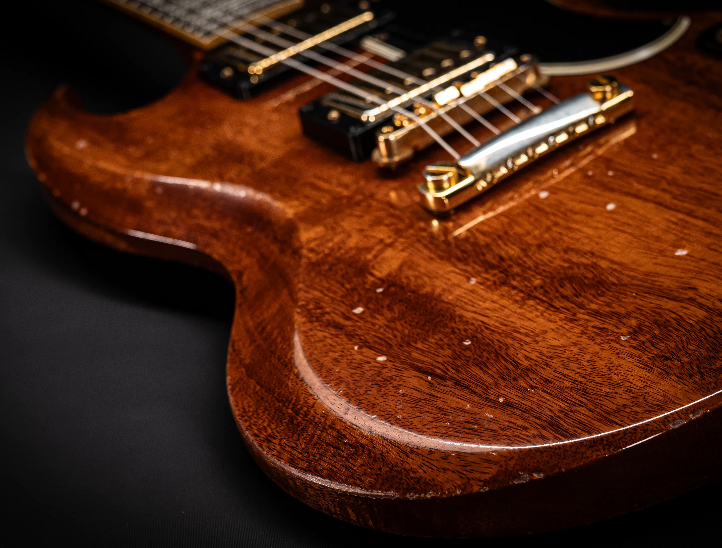 Gibson SG 1961 Standard Murphy Lab Heavy Aged Antique Natural Gold Hardware