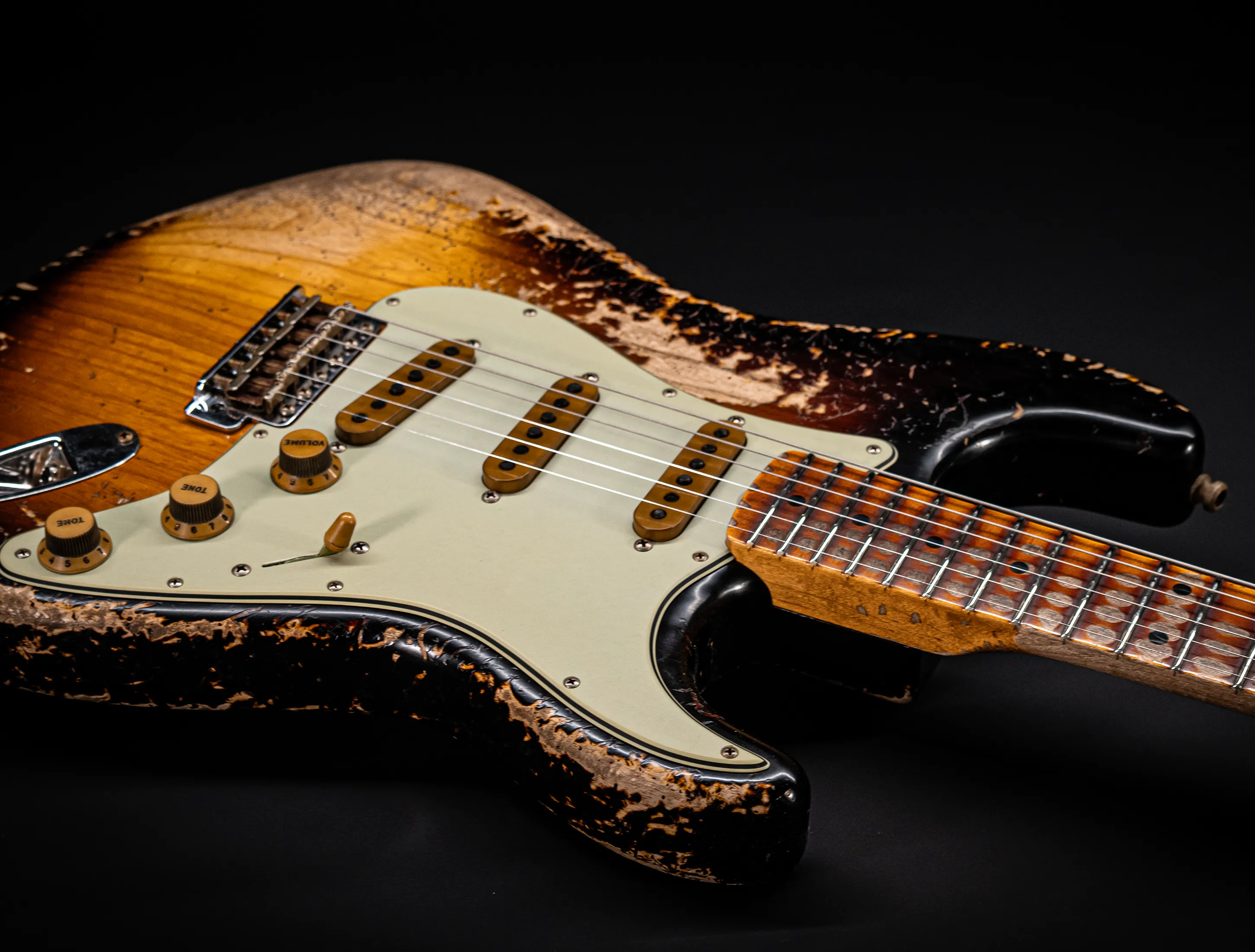 Fender MBD II 1962 Stratocaster MIDAS Super Heavy Relic - ASH Body Sunburst