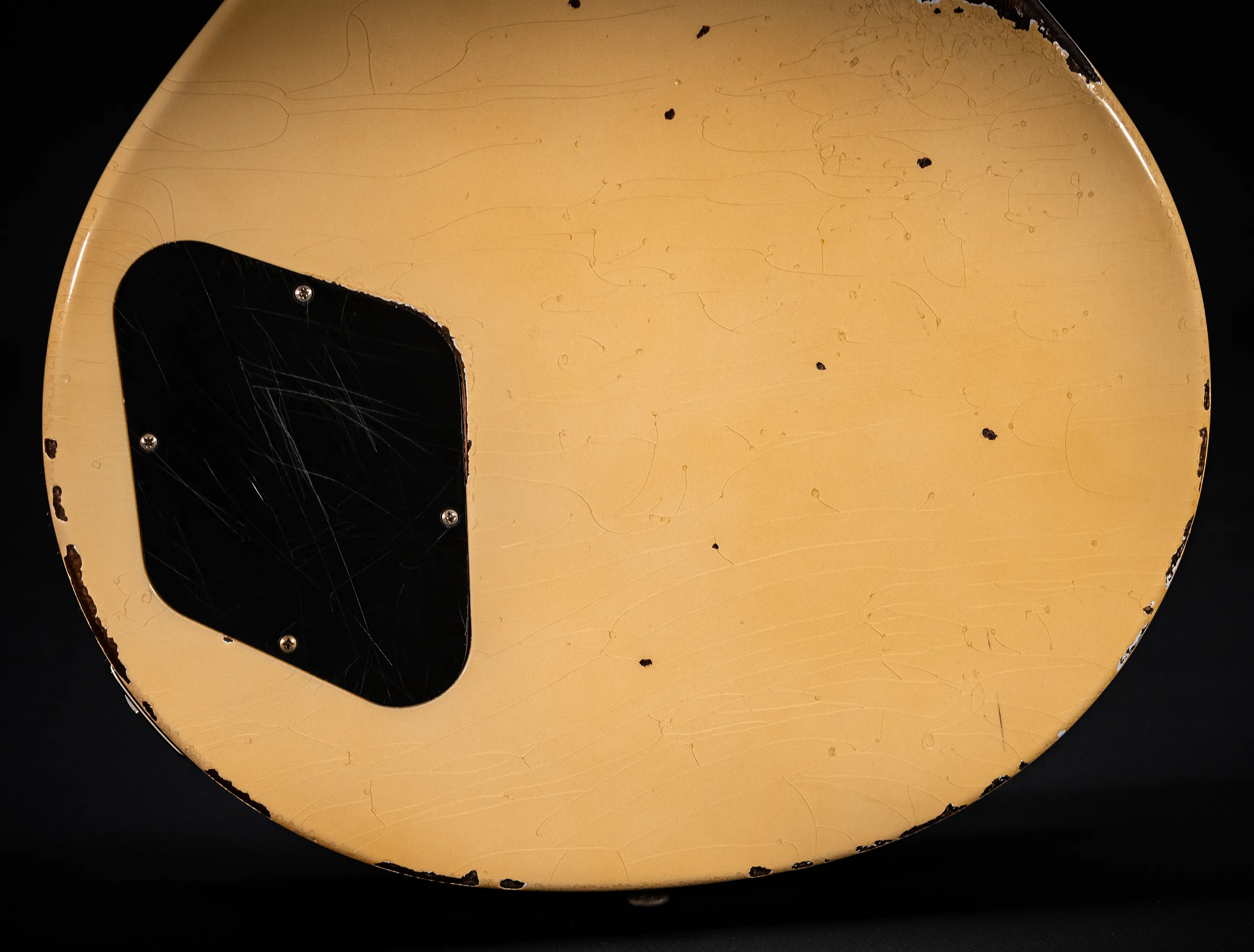 a162860 Gibson Les Paul 1958 Standard Murphy LAB Heavy Aged Black Checkerboard