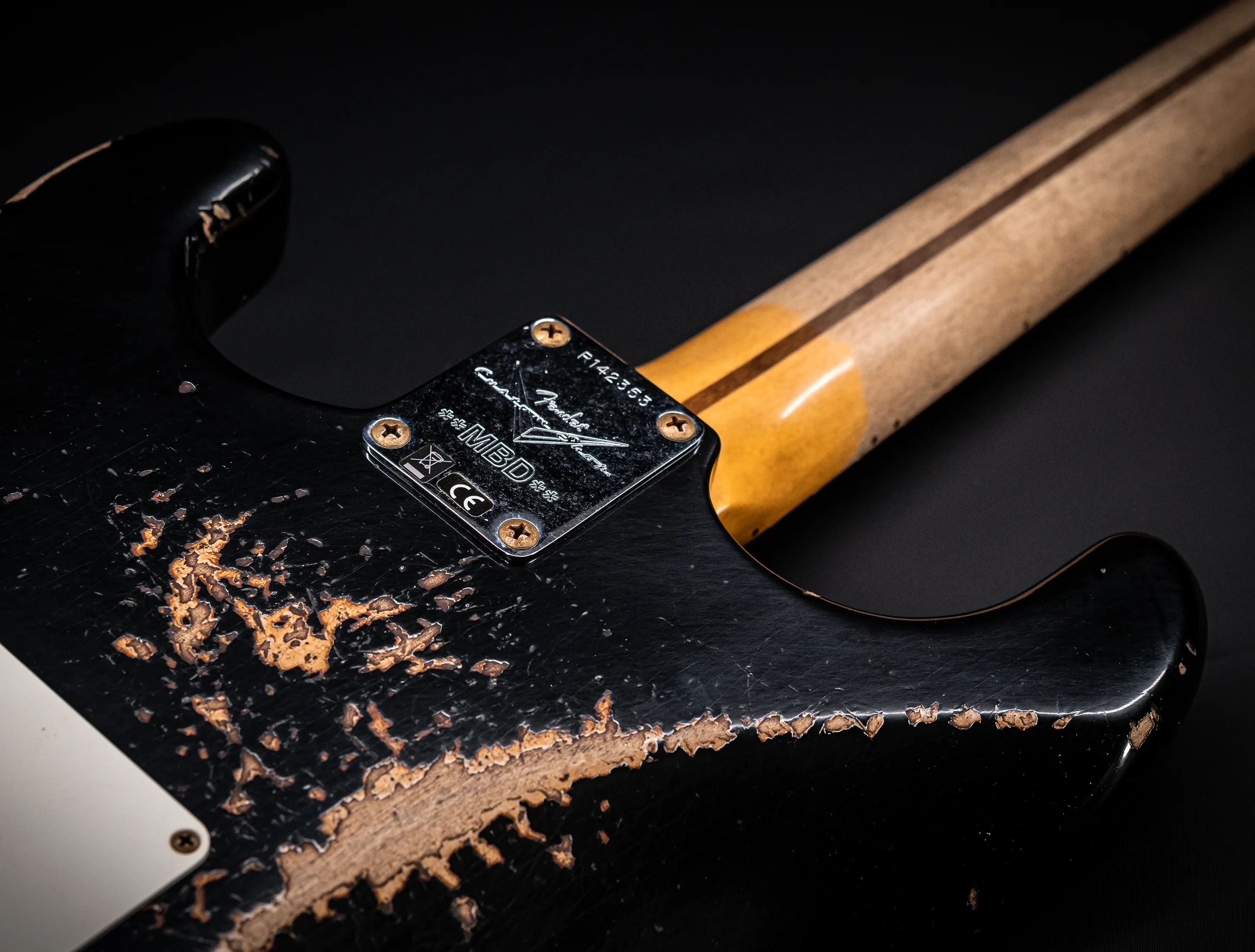 Fender MBD Limited 1957 Stratocaster Heavy Relic - Black