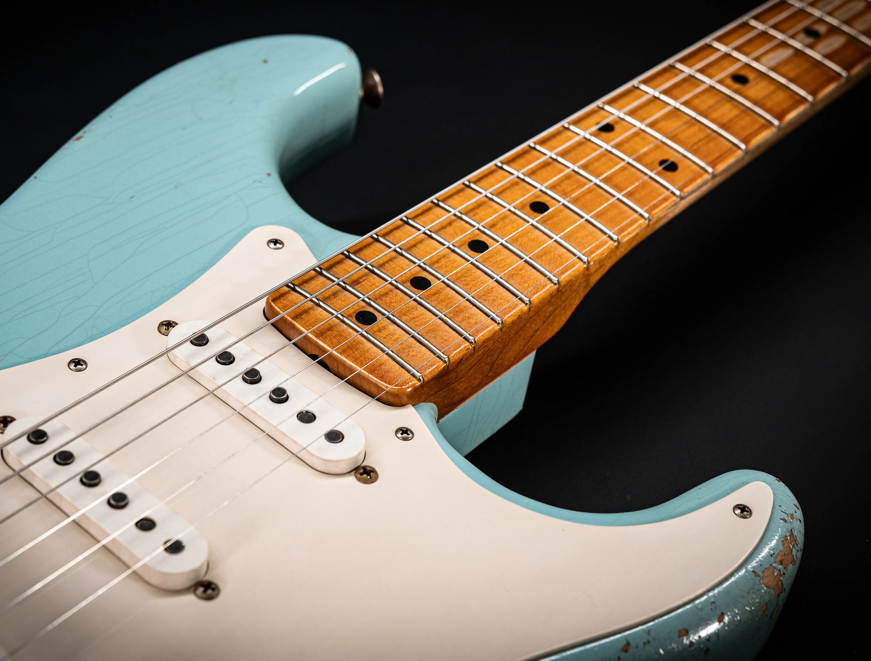 Fender Senior Masterbuilt Todd Krause 1957 Stratocaster Relic - Daphne Blue