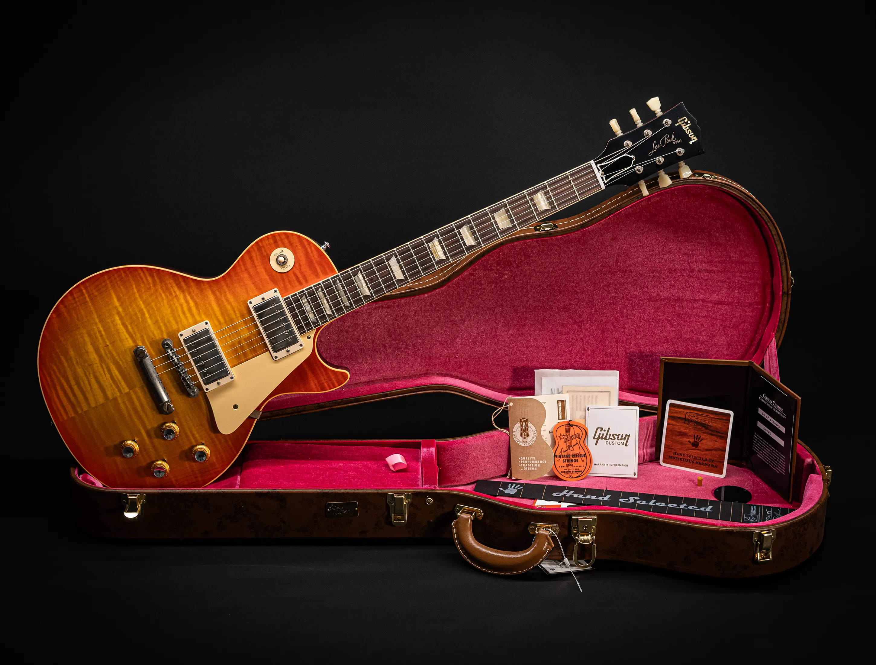 a162296 Gibson Les Paul 1960 Standard Reissue VOS Tangerine Burst