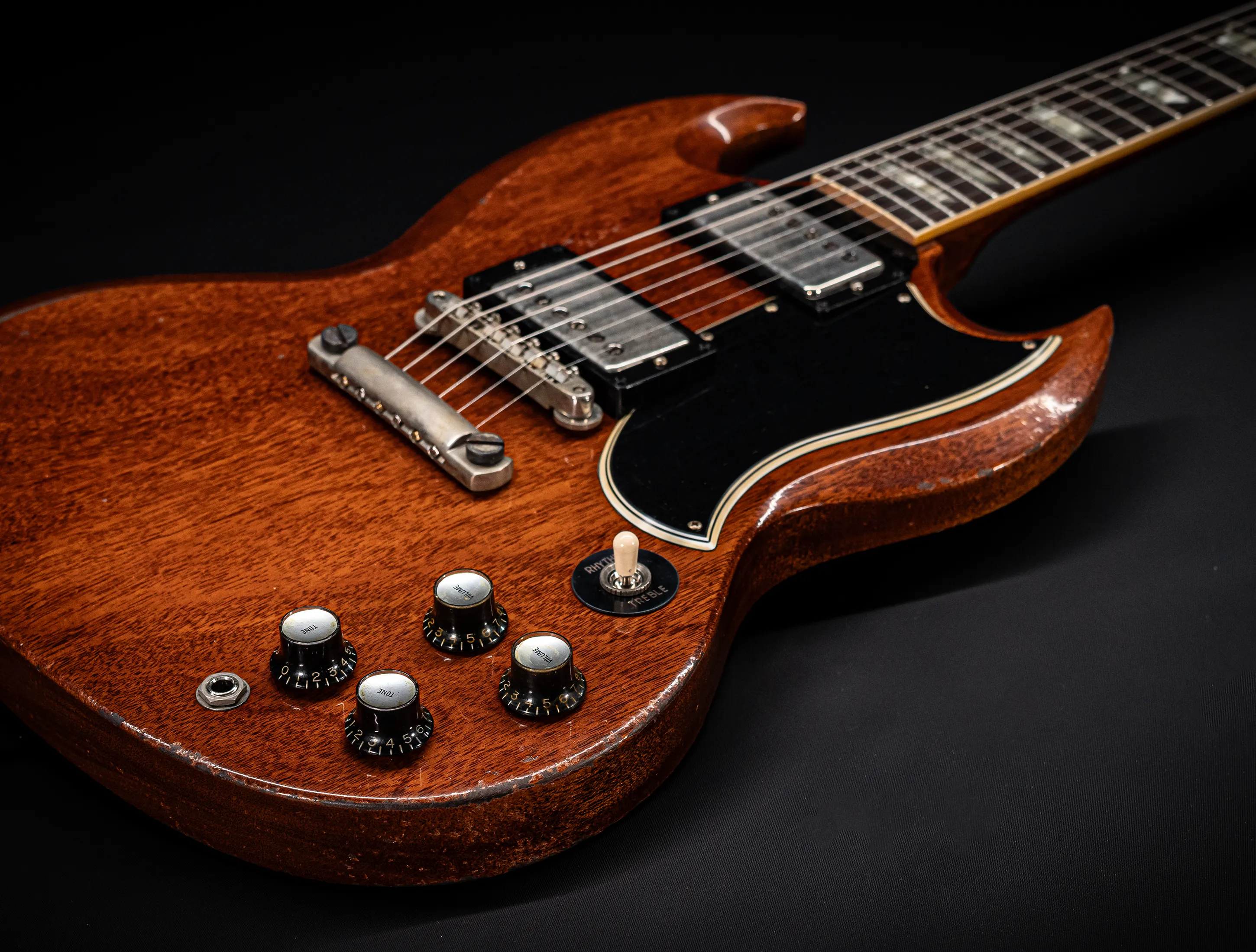Gibson SG 1961 Standard Murphy Lab Heavy Aged Antique Faded Cherry