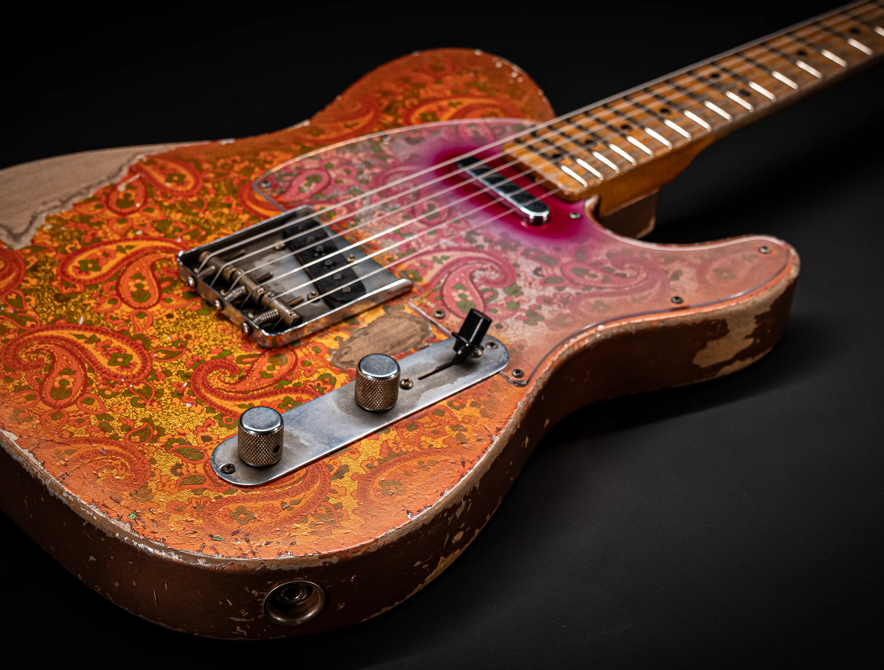 Fender Senior Masterbuilt Dale Wilson 1968 Telecaster Heavy Relic - Pink Paisley