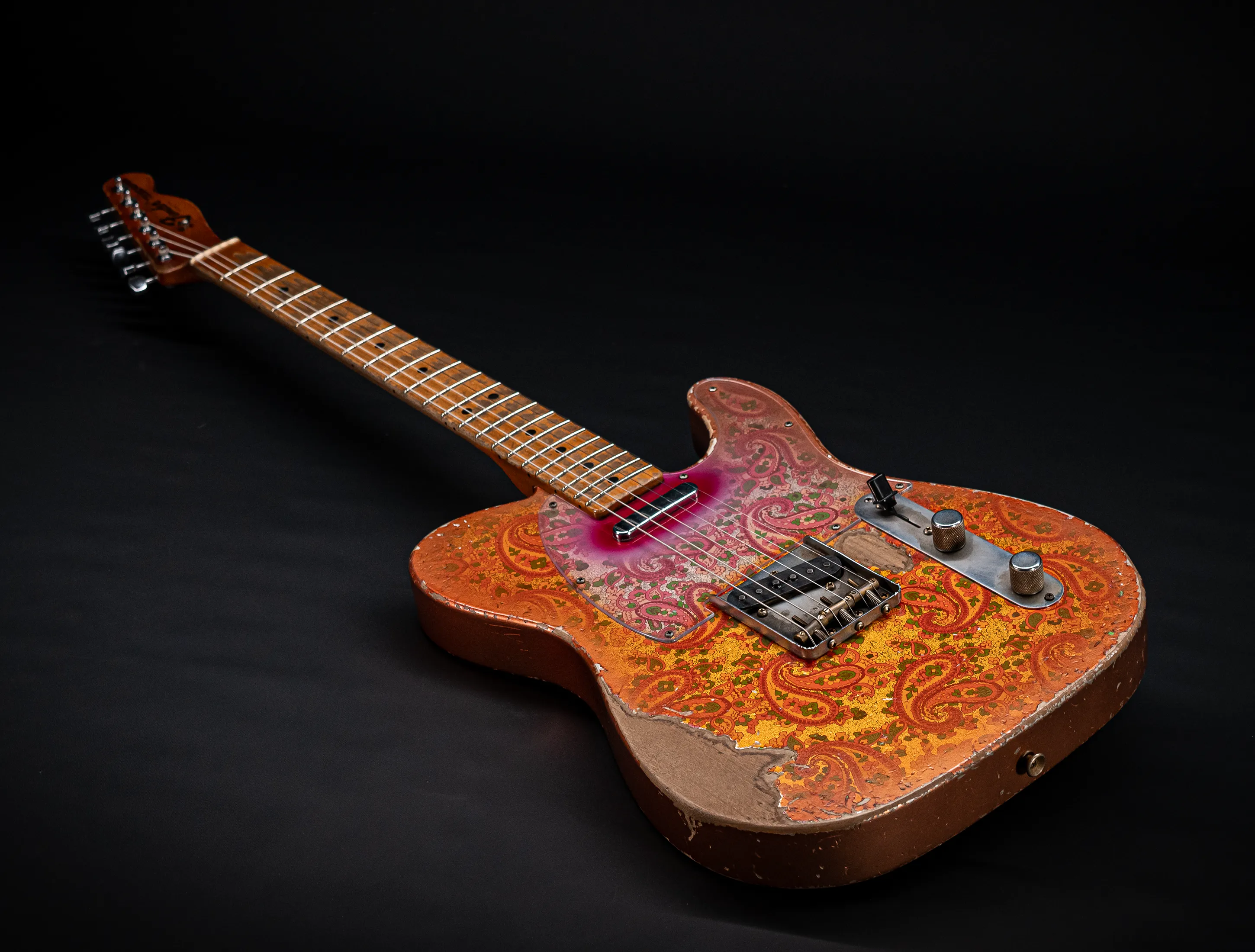 Fender Senior Masterbuilt Dale Wilson 1968 Telecaster Heavy Relic - Pink Paisley