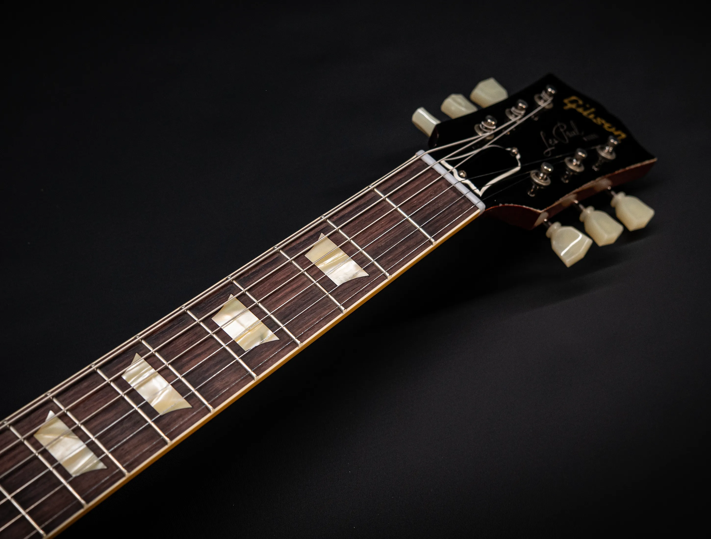 a171385 Gibson Les Paul 1958 Standard Reissue Murphy Lab Lemon Burst Light Aged Musikhaus-Hermann
