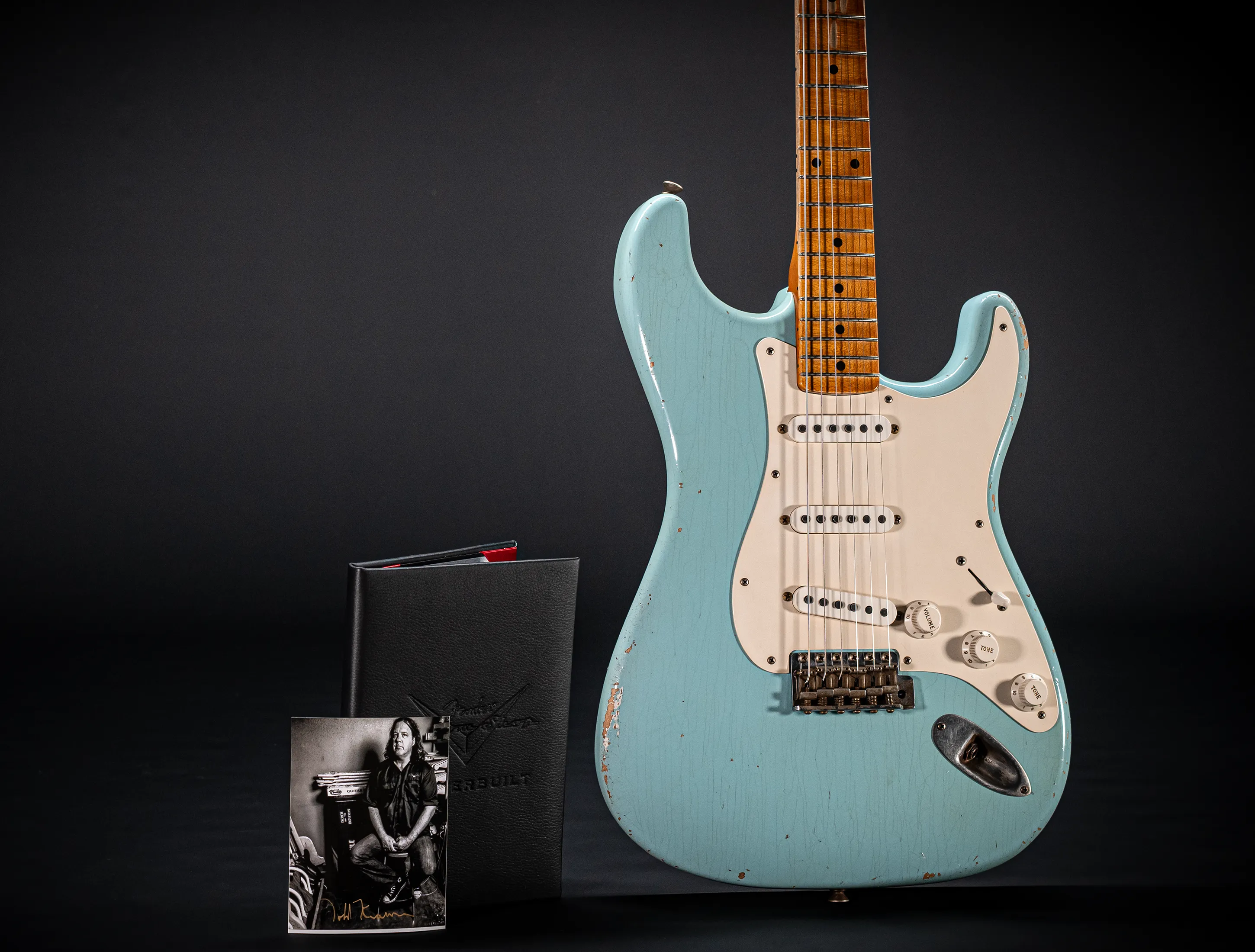 Fender Senior Masterbuilt Todd Krause 1957 Stratocaster Relic - Daphne Blue