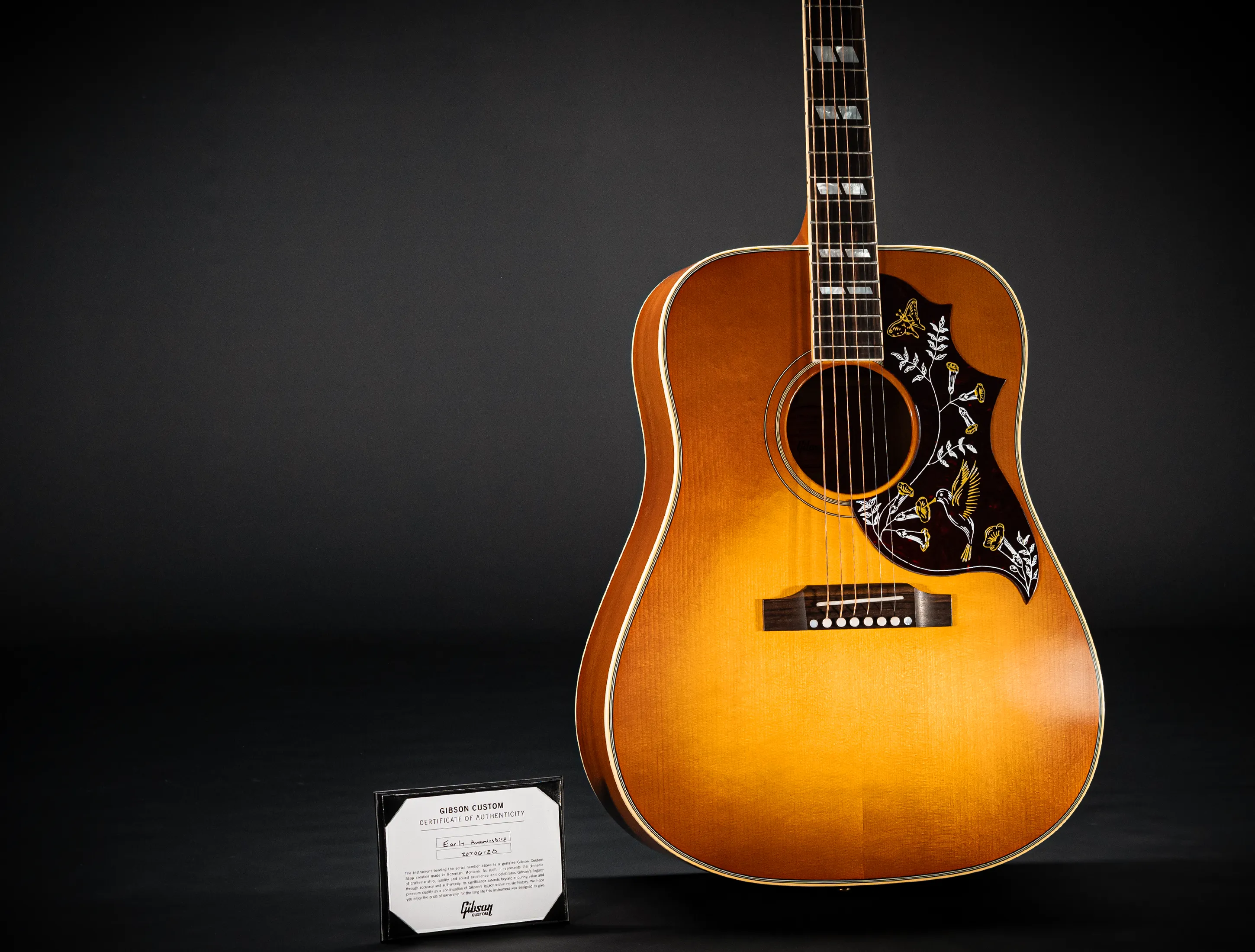 Gibson Hummingbird EARLY 60`s Golden Era Custom Shop Adirondack - Heritage Sunburst