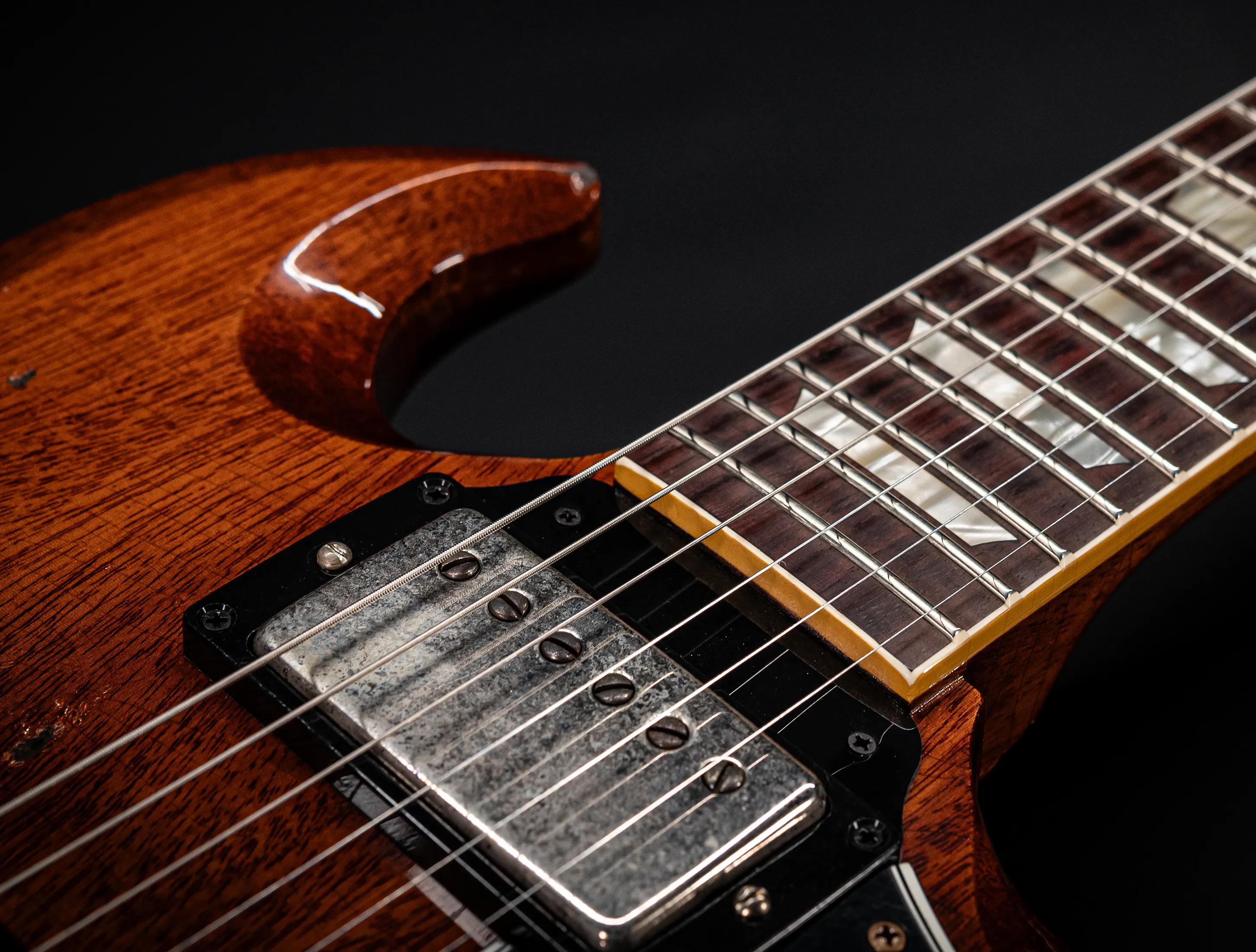 Gibson SG 1961 Standard Murphy Lab Heavy Aged Antique Faded Cherry