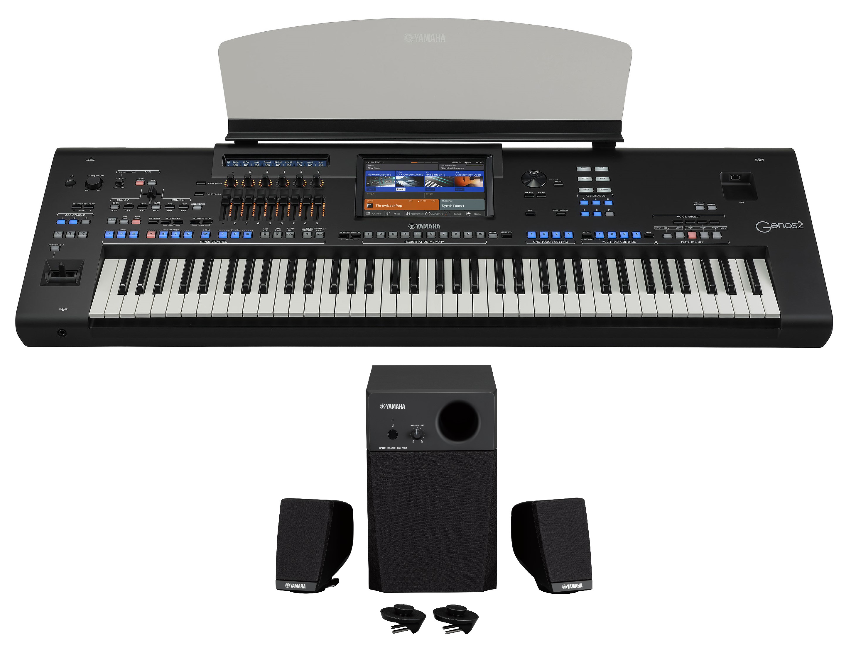 Yamaha Genos 2 Entertainer Workstation XL - inkl. Boxensystem