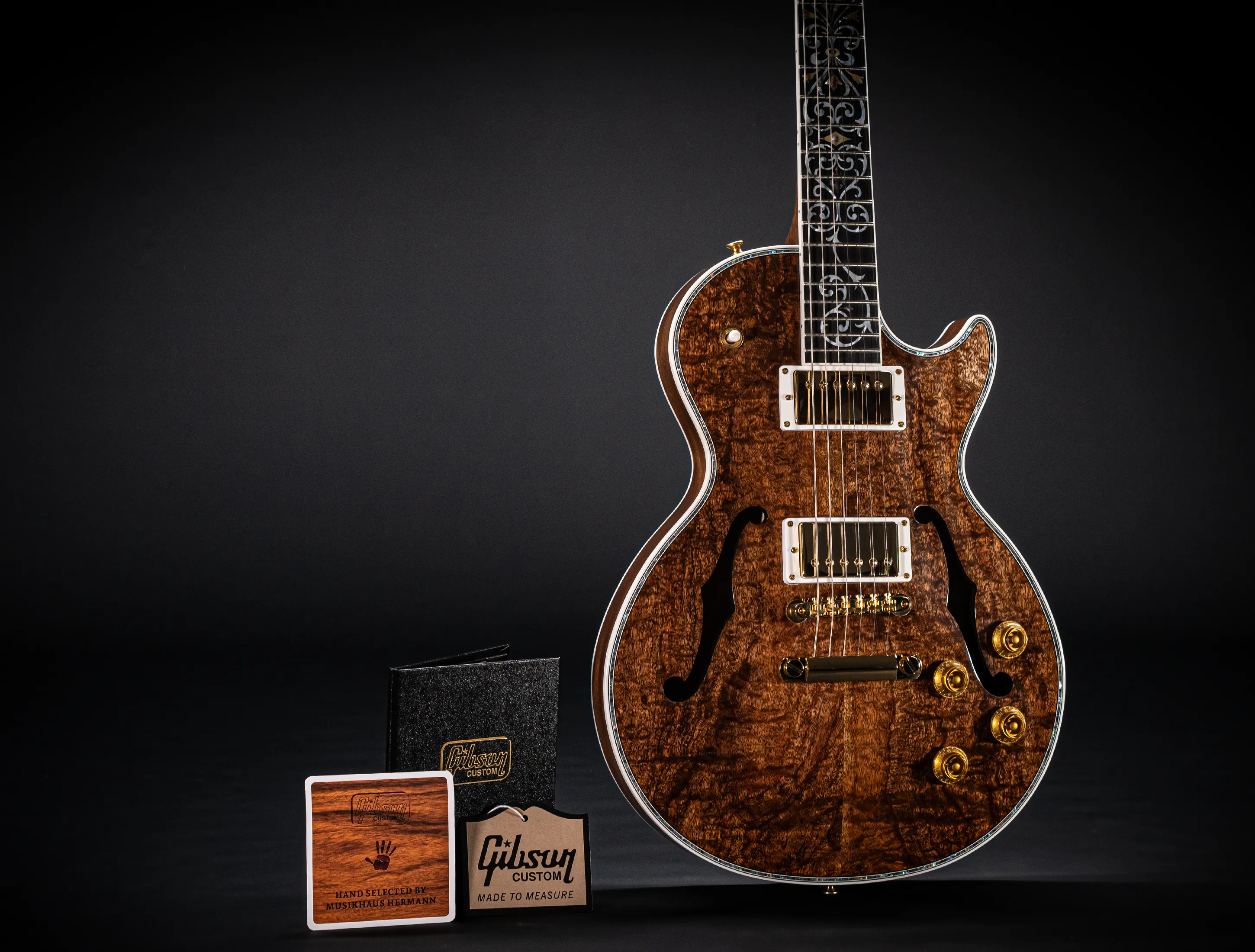 Gibson Les Paul ULTIMA BELLA VOCE Mastergrade Koa F-Hole GLOSS  - ONE-OF-A-KIND