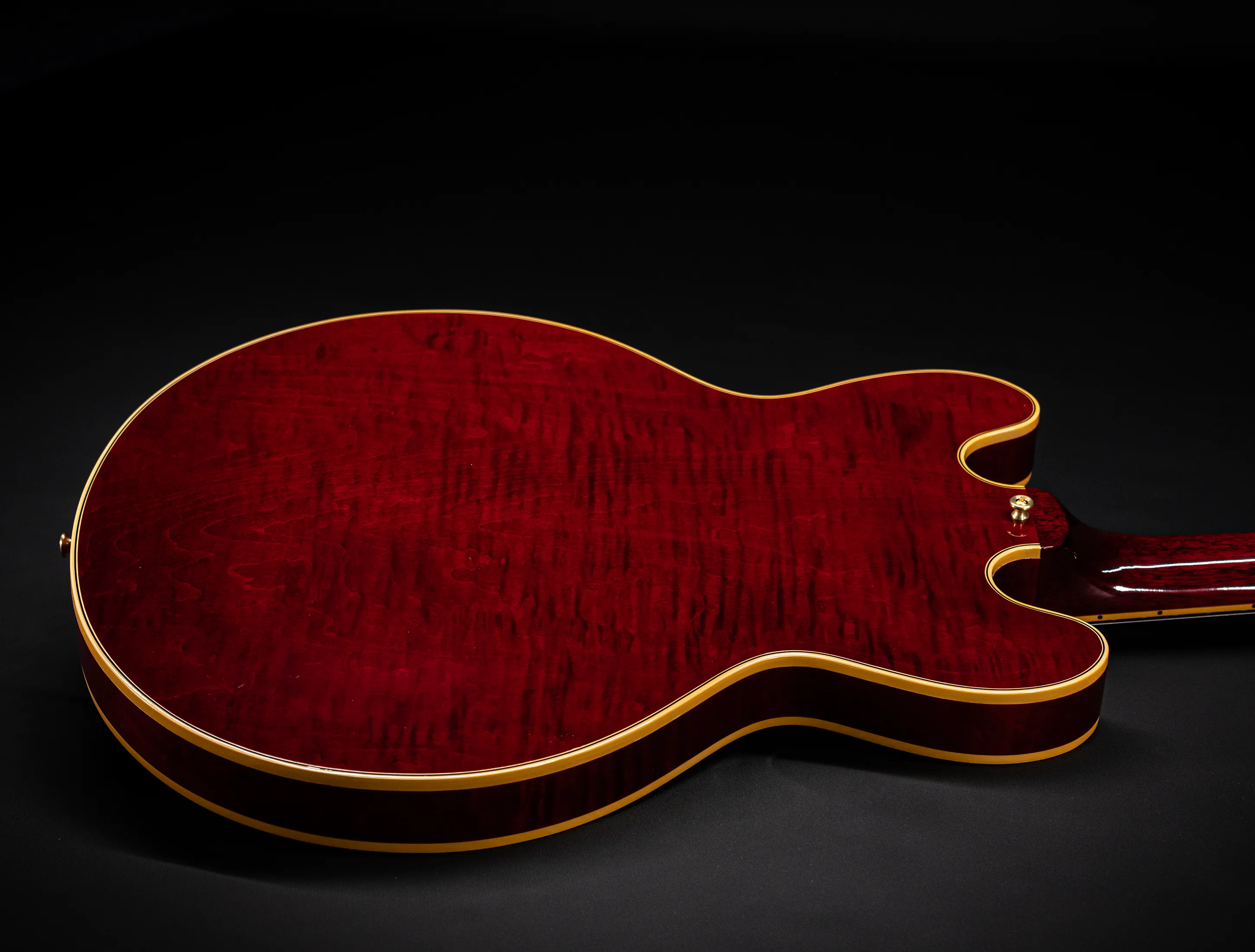 Gibson ES-355 1959 Custom Shop Gloss Figured Maple - Dark Viking Red