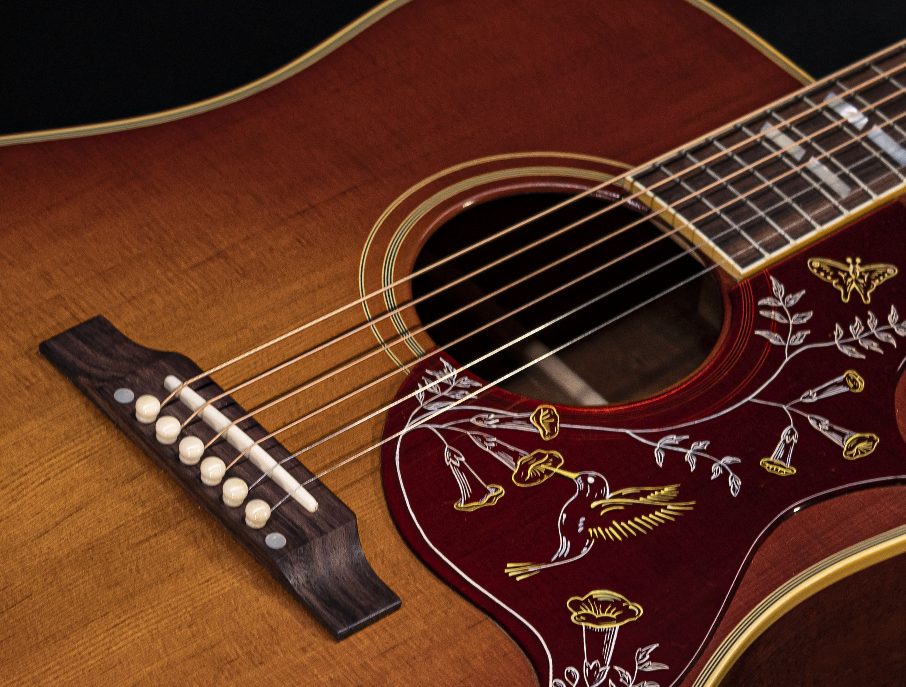 Show gallery (20 images) a10-5472 gibson-hummingbird-1960-historic-heritage-cherry-sunburst