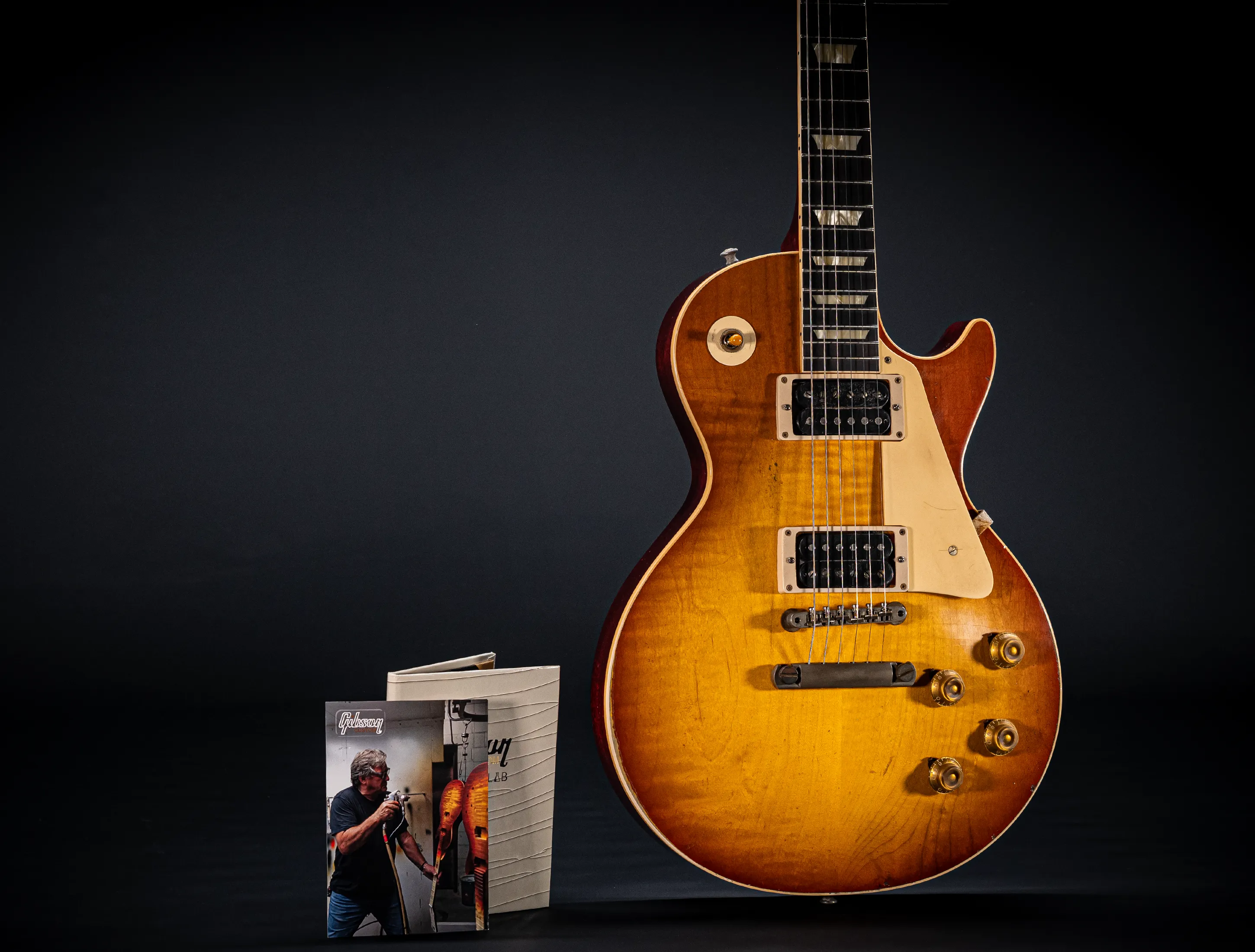 Gibson Les Paul 1958 Reissue Murphy Lab Heavy Aged "Tea Drop" Heroes Greatest Hits