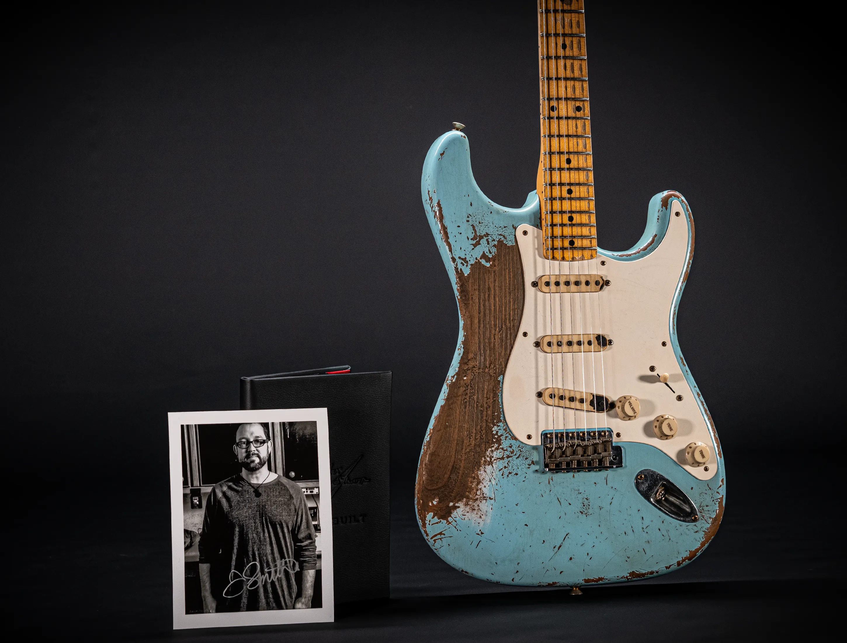 Fender Masterbuilt Jason Smith 1957 Stratocaster super heavy relic - Dahne Blue