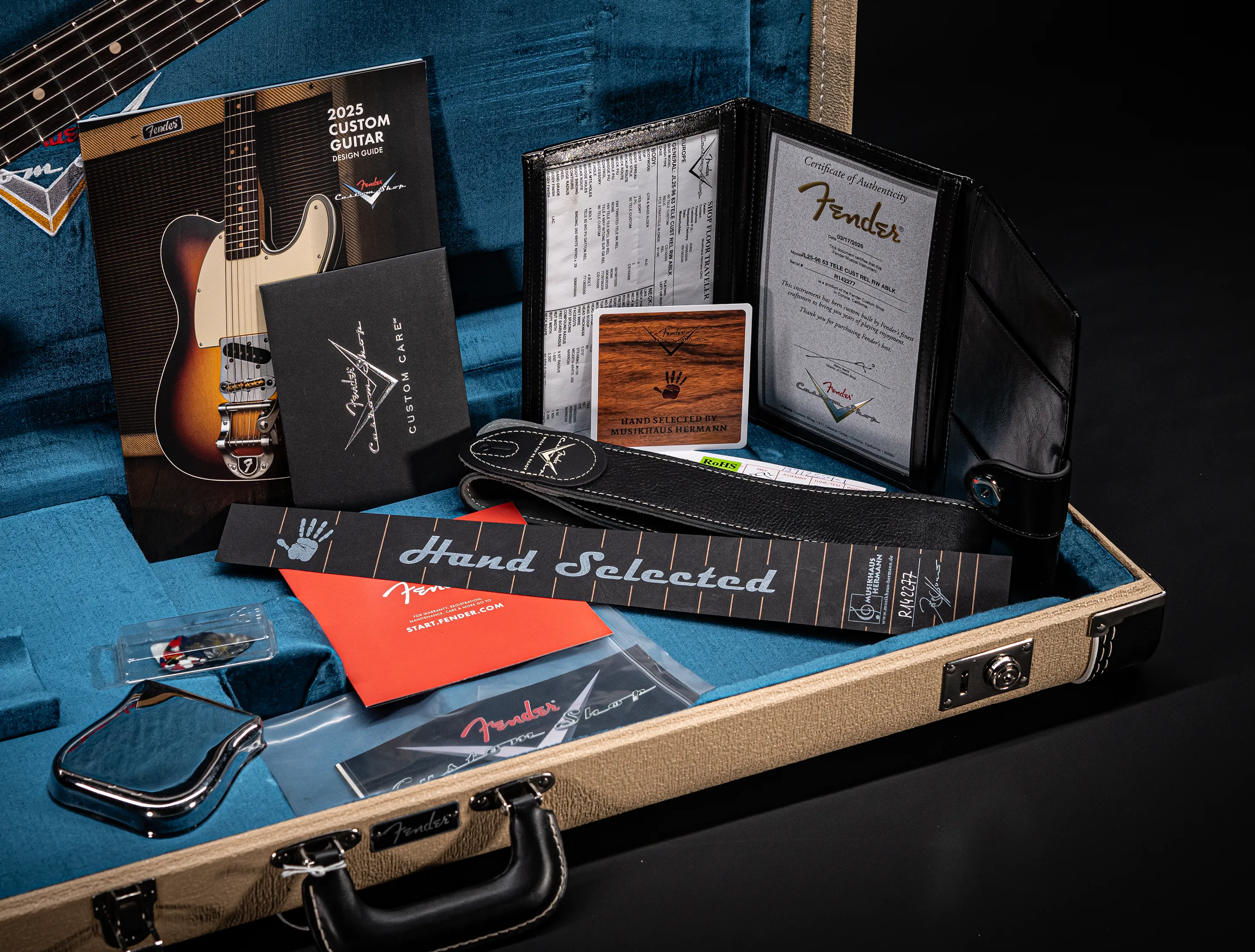 Fender MBD 1963 Telecaster Custom Relic - Black