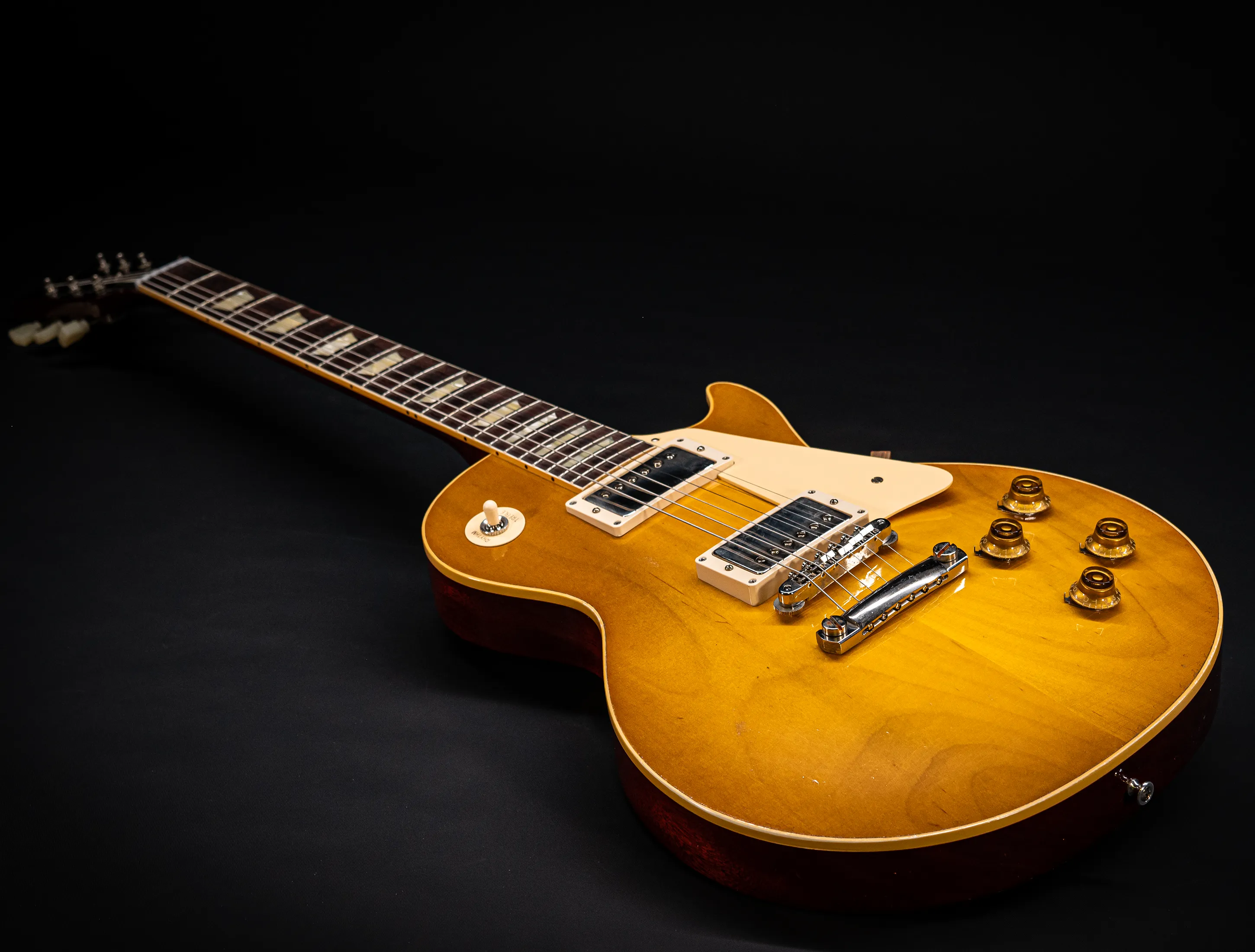 a171399 Gibson Les Paul 1958 Standard Reissue Murphy Lab Lemon Burst Light Aged Musikhaus-Hermann