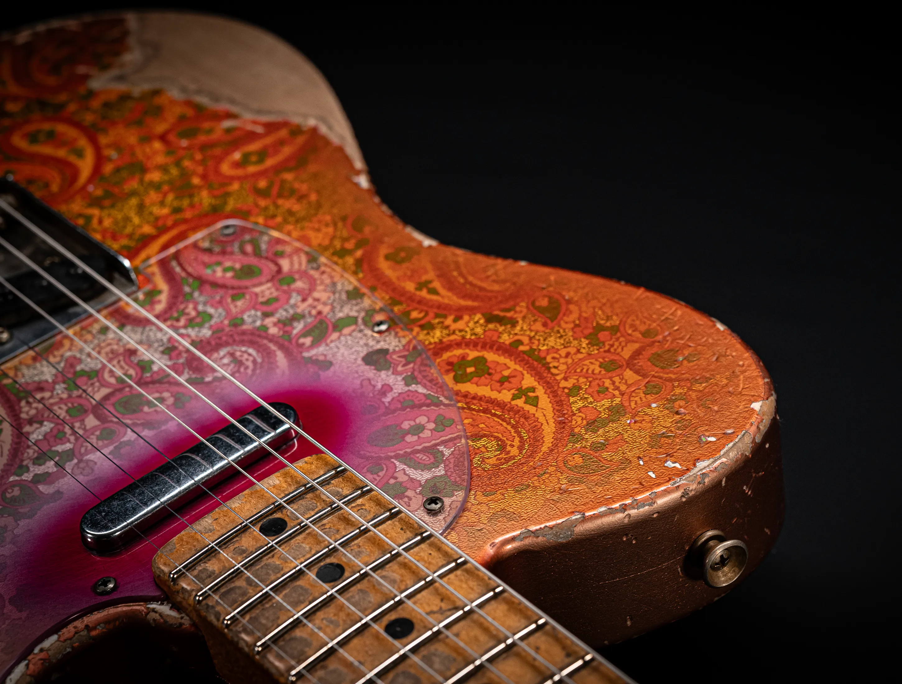 Fender Senior Masterbuilt Dale Wilson 1968 Telecaster Heavy Relic - Pink Paisley