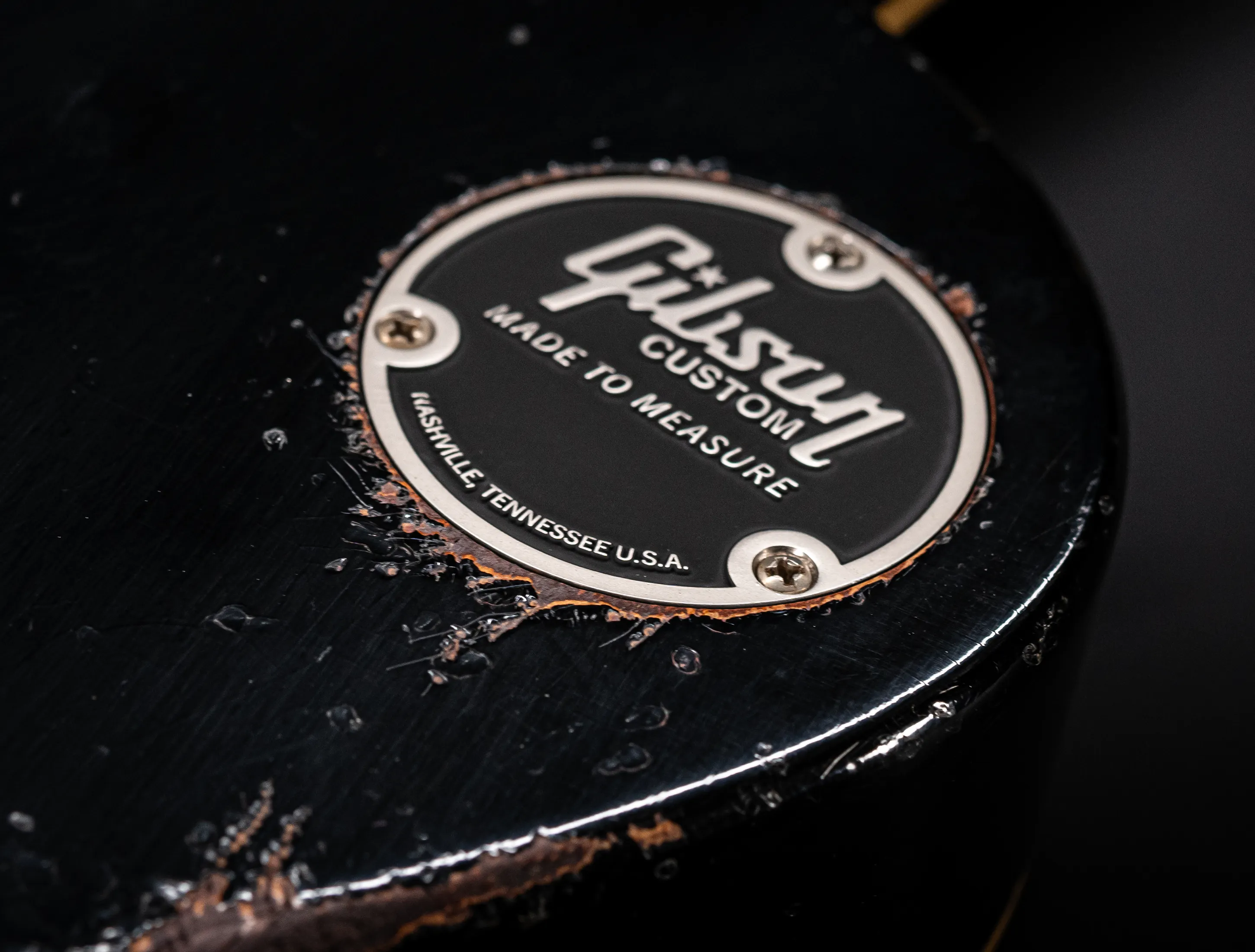 Gibson Les Paul 1958 Standard Murphy Lab Heavy Aged - Factory Black