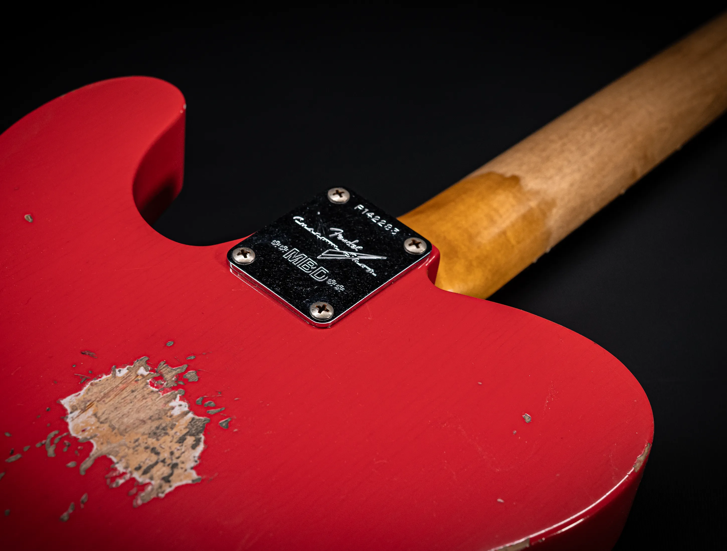 Fender MBD 1963 Telecaster Relic - Fiesta Red