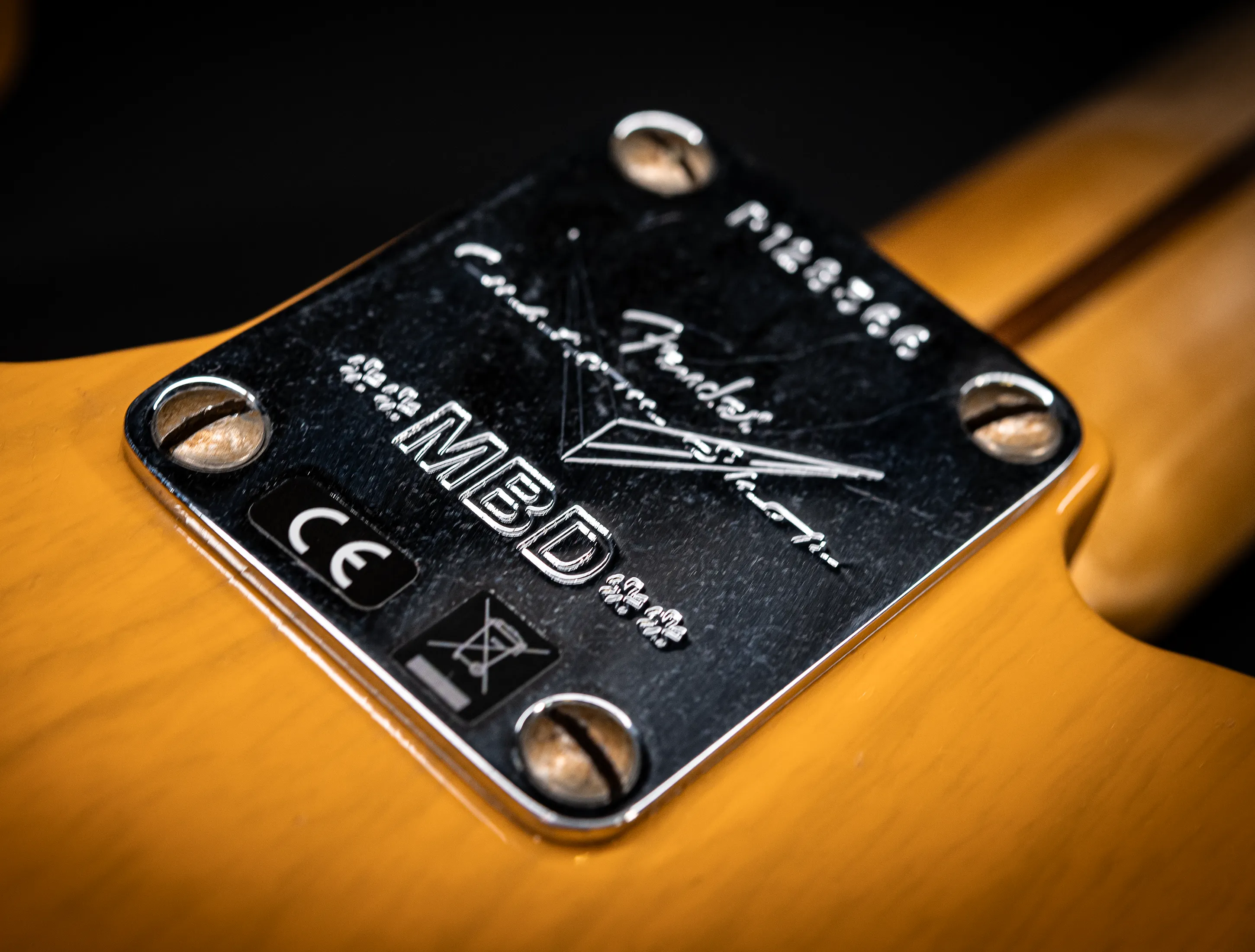 a173243Fender MBD Limited 1952 Humbucker Telecaster Heavy Relic - Butterscotch Blonde Muikhaus-Hermann