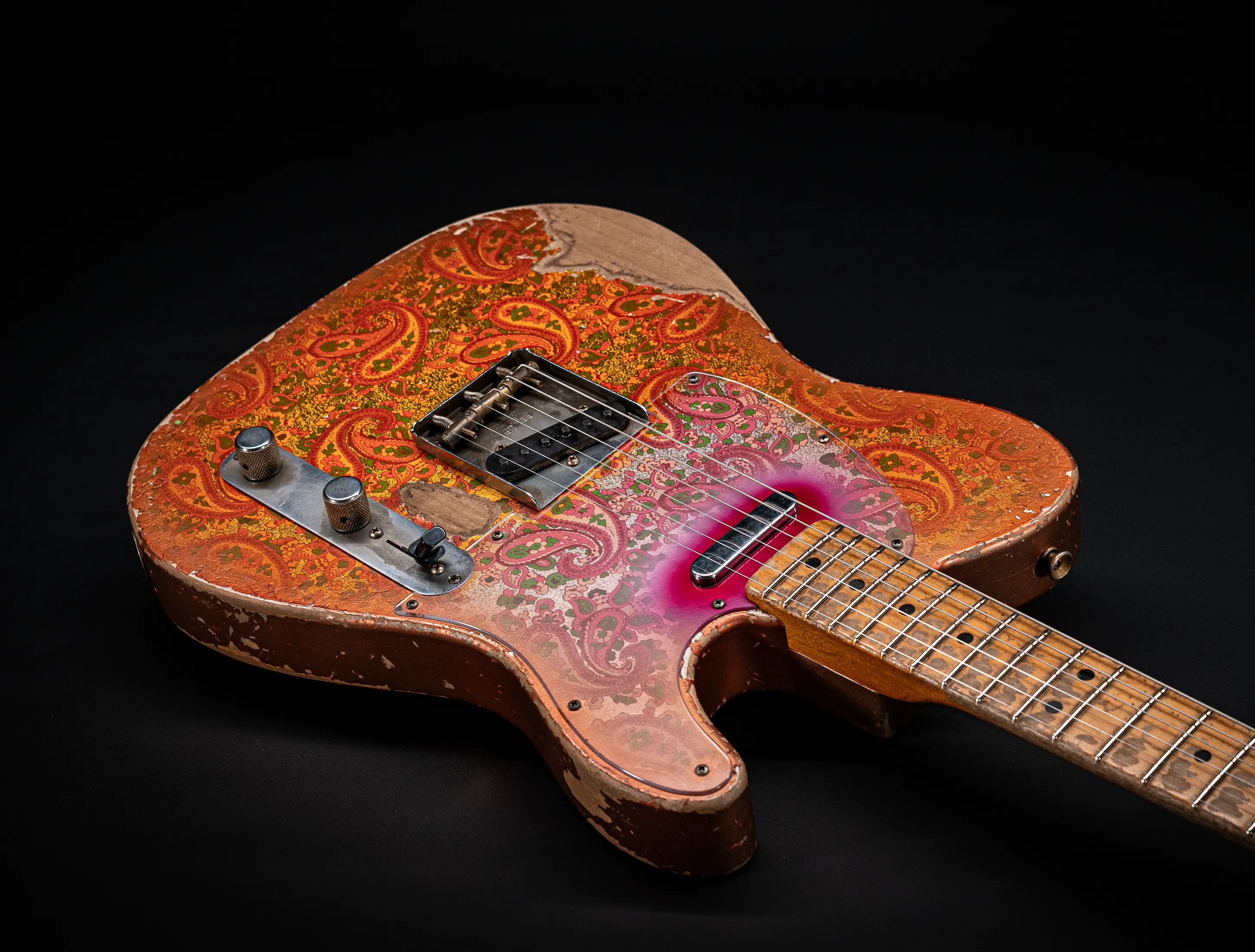 Fender Senior Masterbuilt Dale Wilson 1968 Telecaster Heavy Relic - Pink Paisley