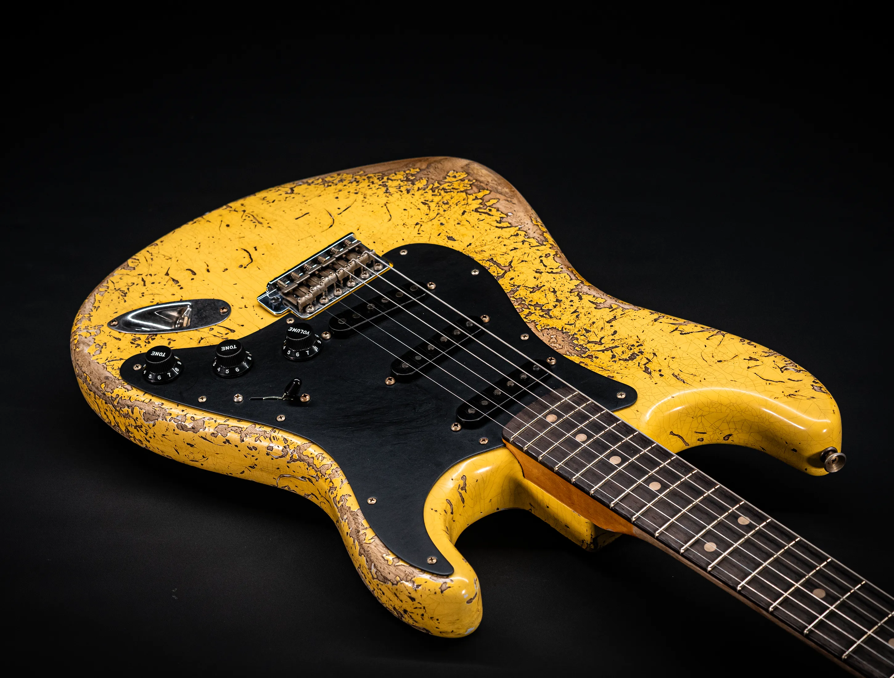 Fender MBD II 1962 Stratocaster MIDAS Super Heavy Relic - ASH Body Graffity Yellow