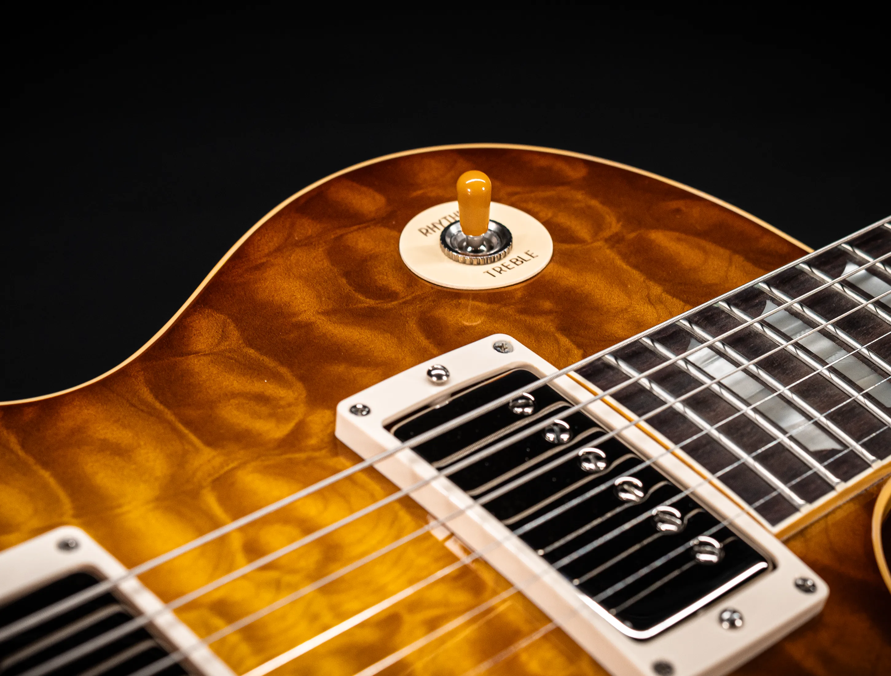Gibson Les Paul 1959 Reissue 5A-Quilt Maple Top - GLOSS "Factory Special"