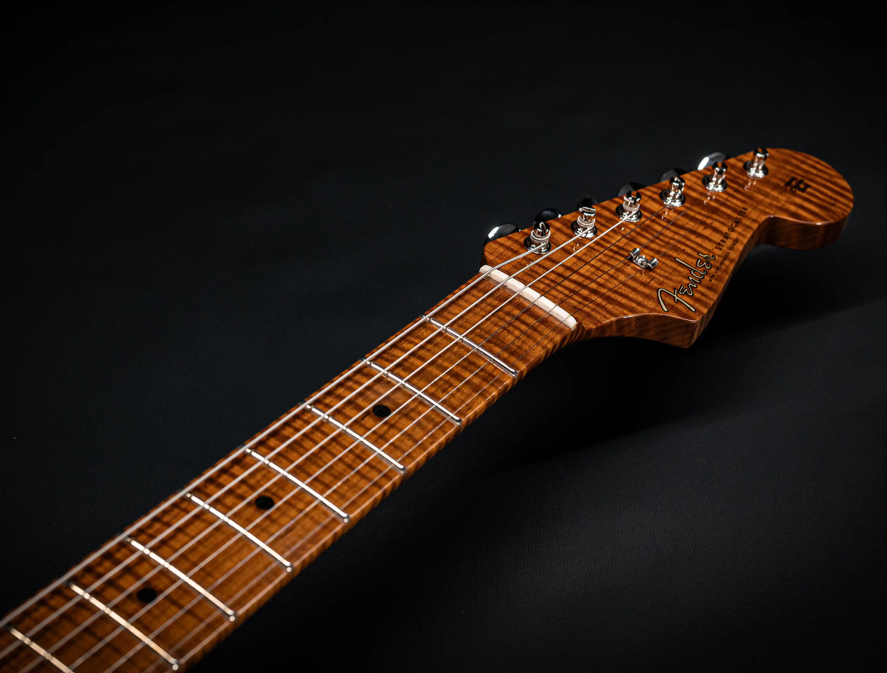 Fender 50`s Limited Stratocaster NOS Mastergrade roasted Flame AAAA Neck - Sea Foam Green