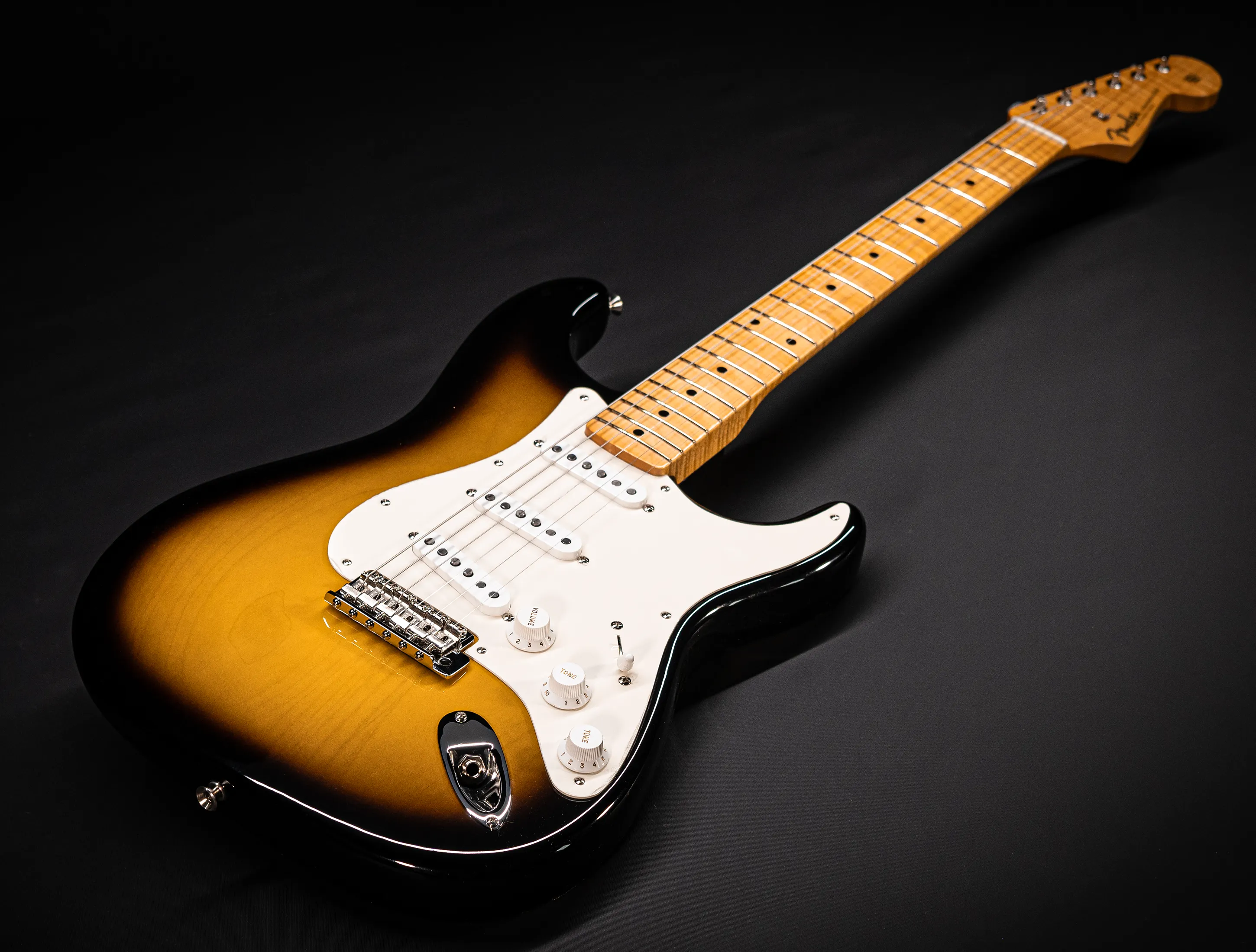 a164330 Fender MBD Limited 1957 Stratocaster Timeless NOS flame Neck - Sunburst