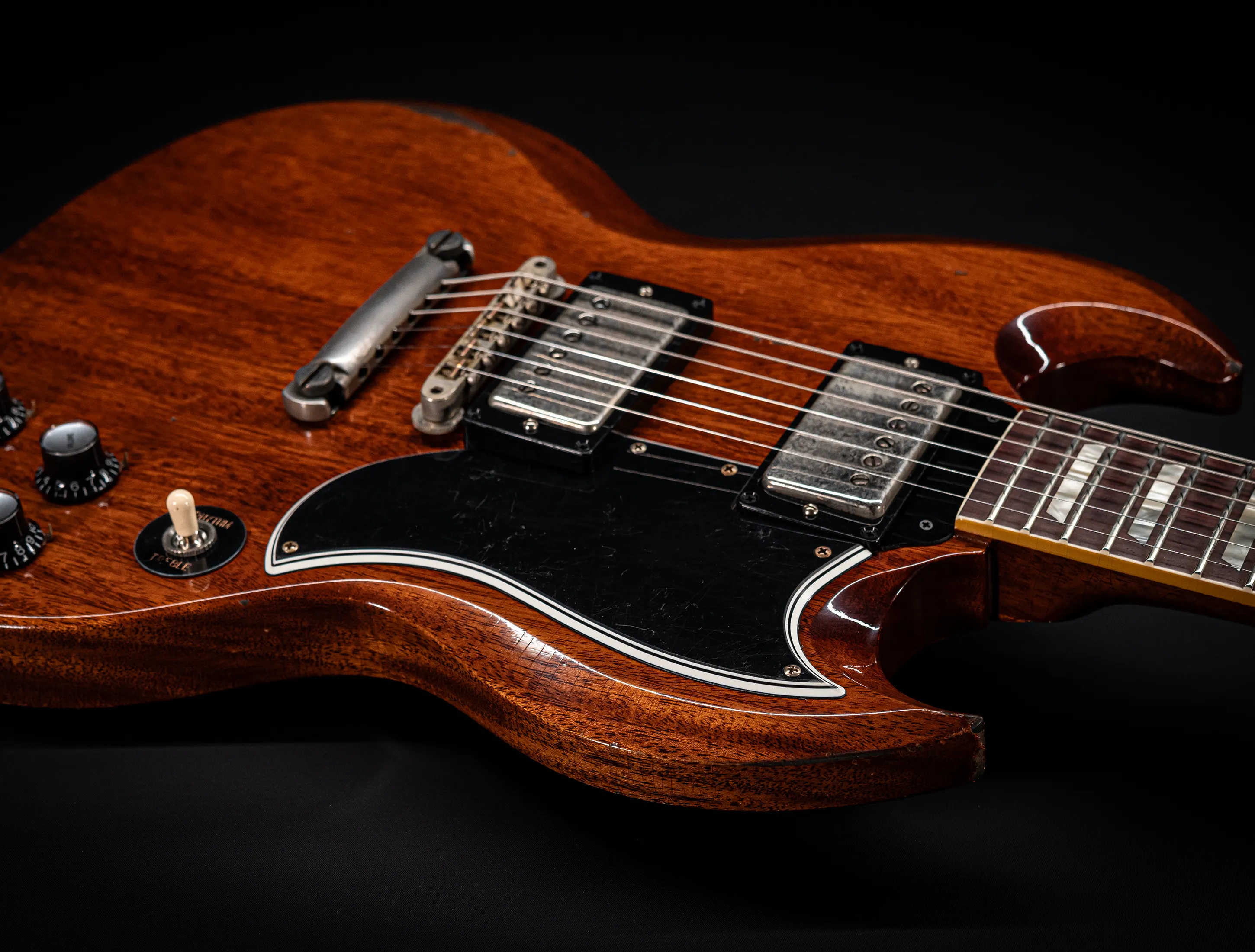 Gibson SG 1961 Standard Murphy Lab Heavy Aged Antique Faded Cherry