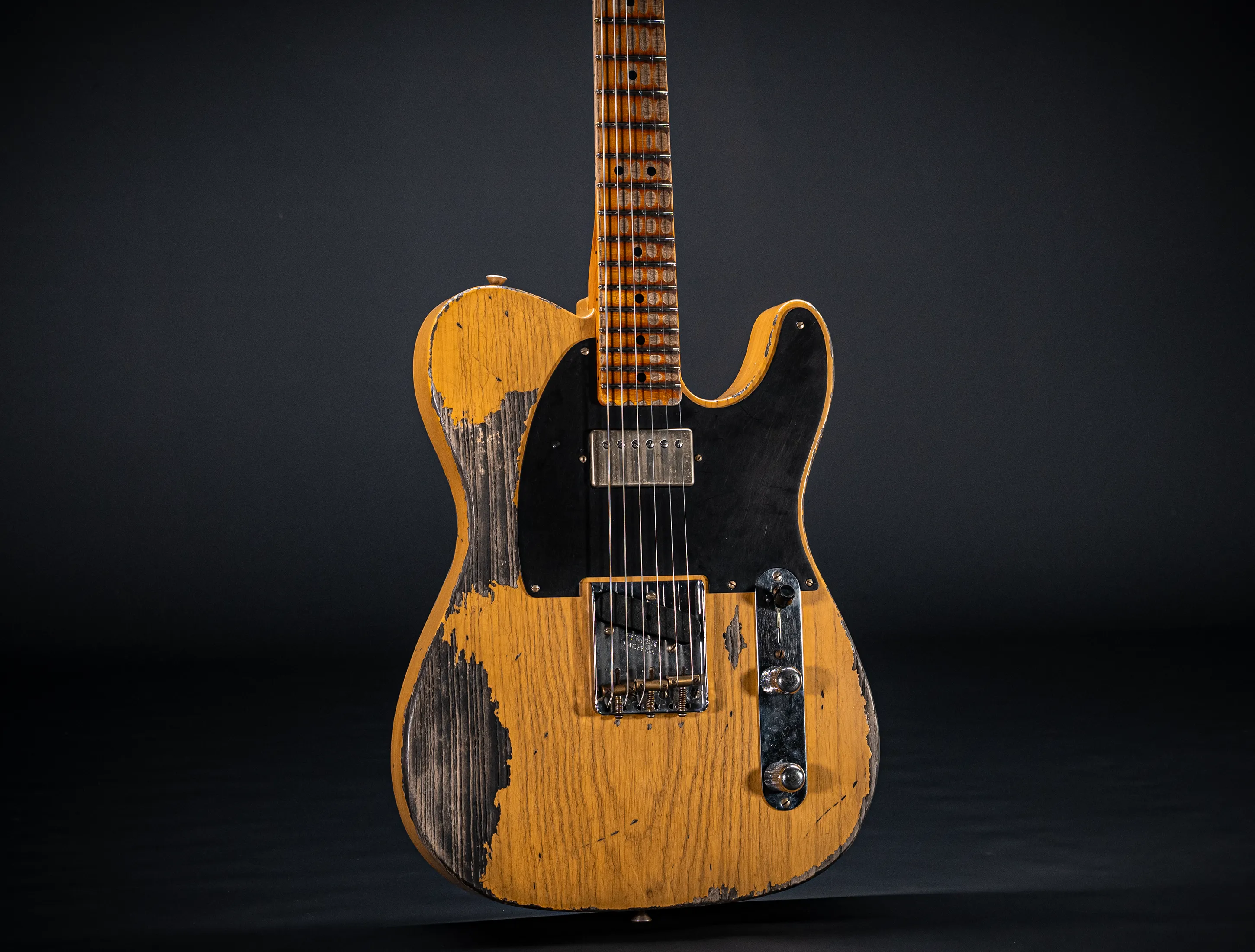 Fender MBD II 1952 Humbucker Telecaster Super Heavy Relic 1pc. Ash Body - Butterscotch Blonde