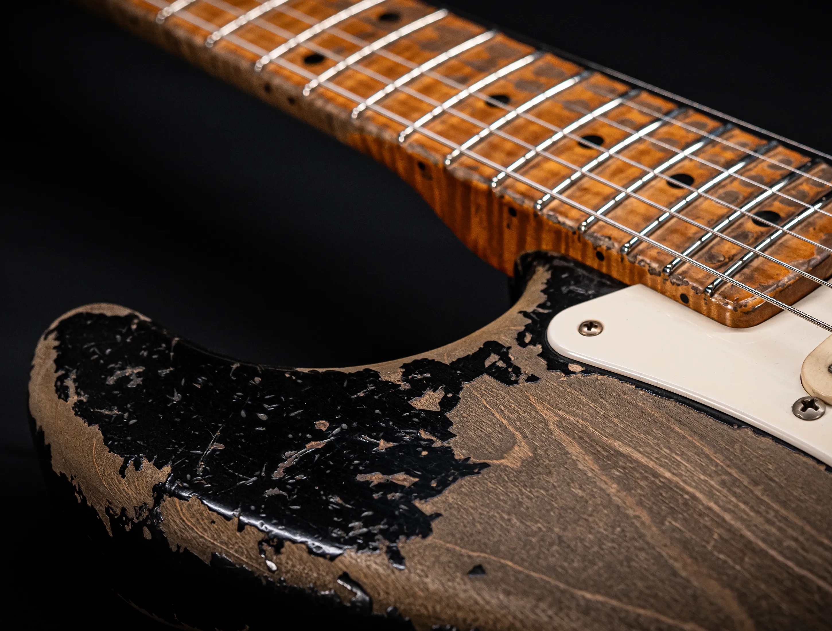 Fender Senior Masterbuilt Dale Wilson 1957 Stratocaster Heavy Relic - faded Black