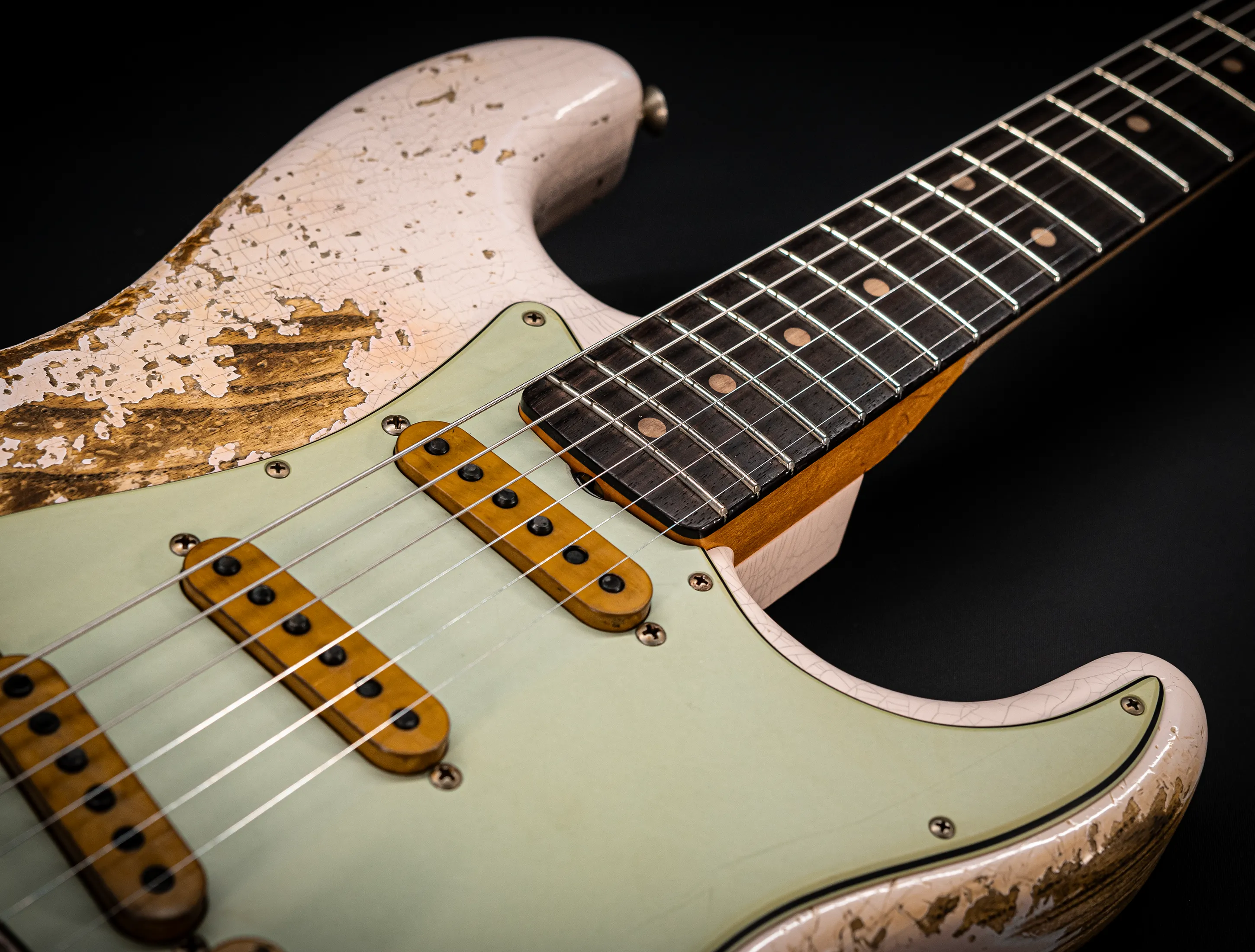 Fender MBD II 1962 Stratocaster MIDAS Super Heavy Relic - ASH Body Shell Pink