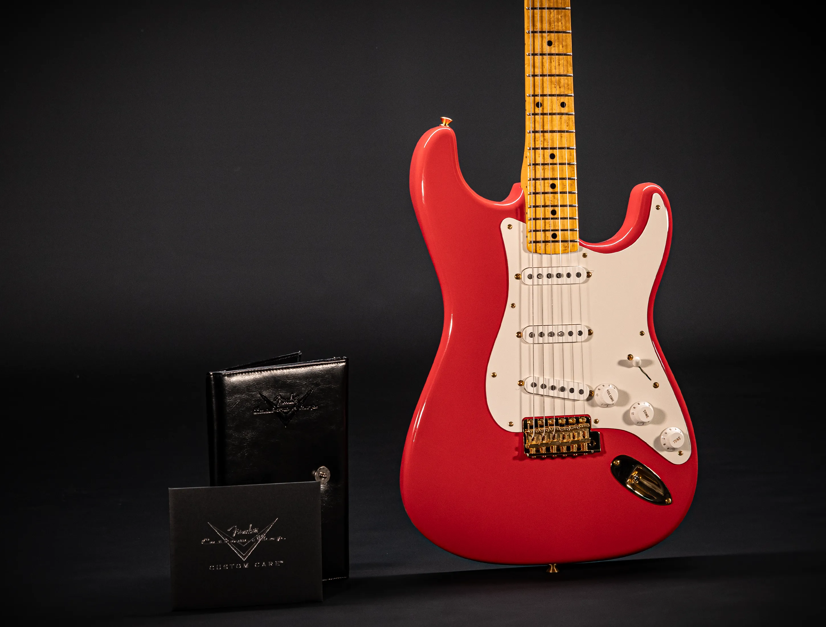 Fender MBD Limited 1957 Stratocaster Timeless NOS Birdseye Neck - Fiesta Red