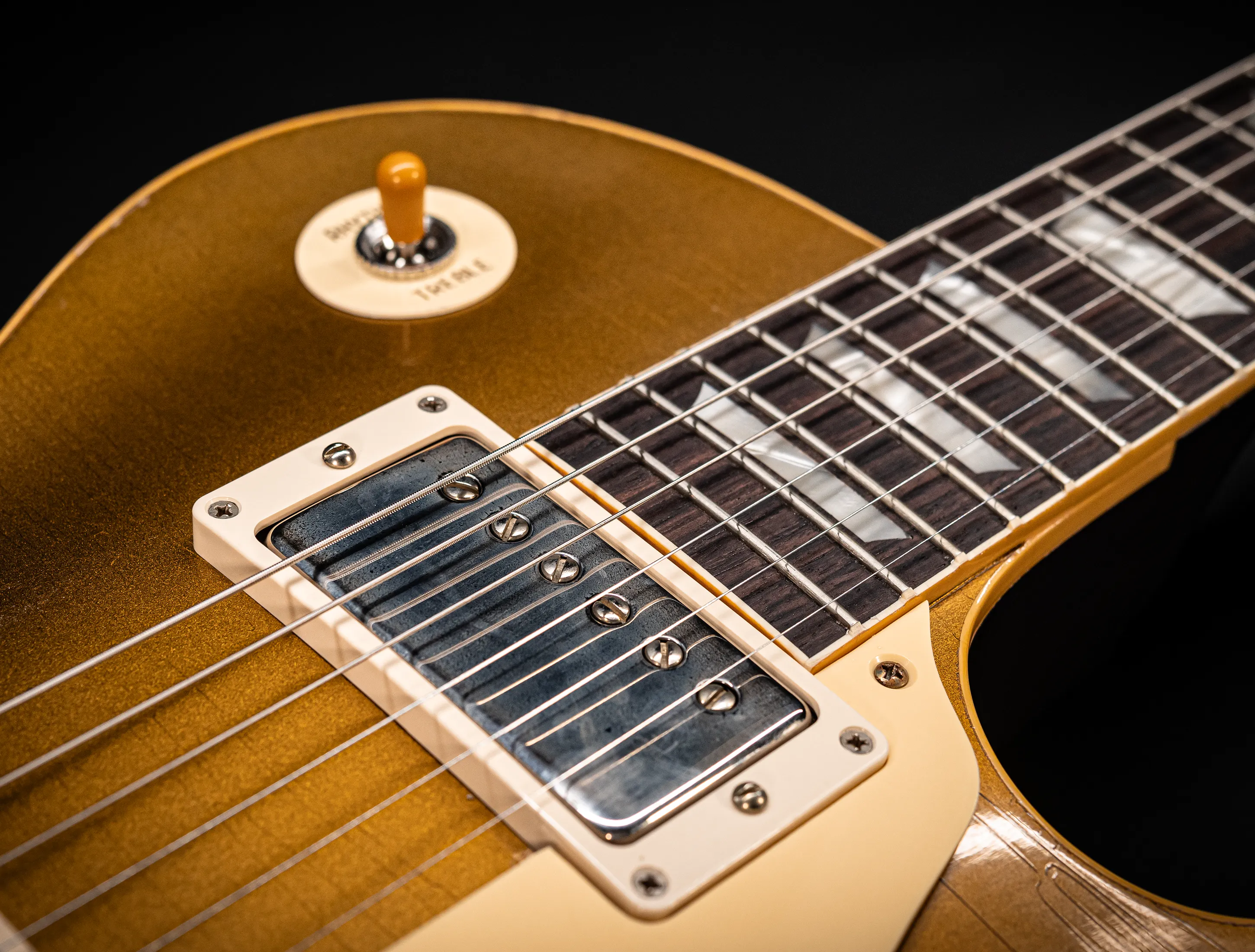 a164756 Gibson Les Paul 1957 Goldtop Darkback Reissue Murphy Lab Light Aged