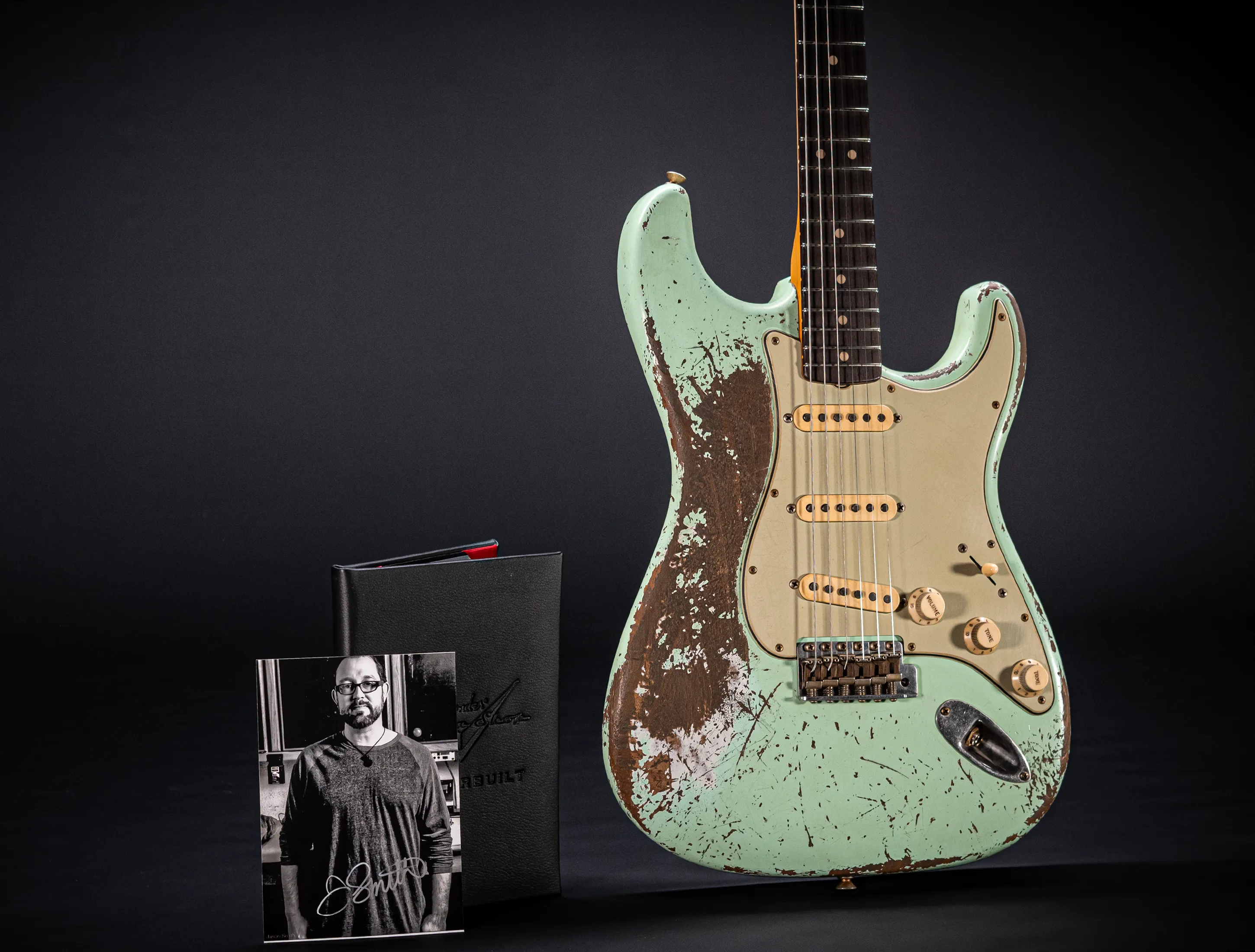 Fender Senior Masterbuilt Jason Smith 1963 Stratocaster Roasted Super Heavy Relic Surf Green