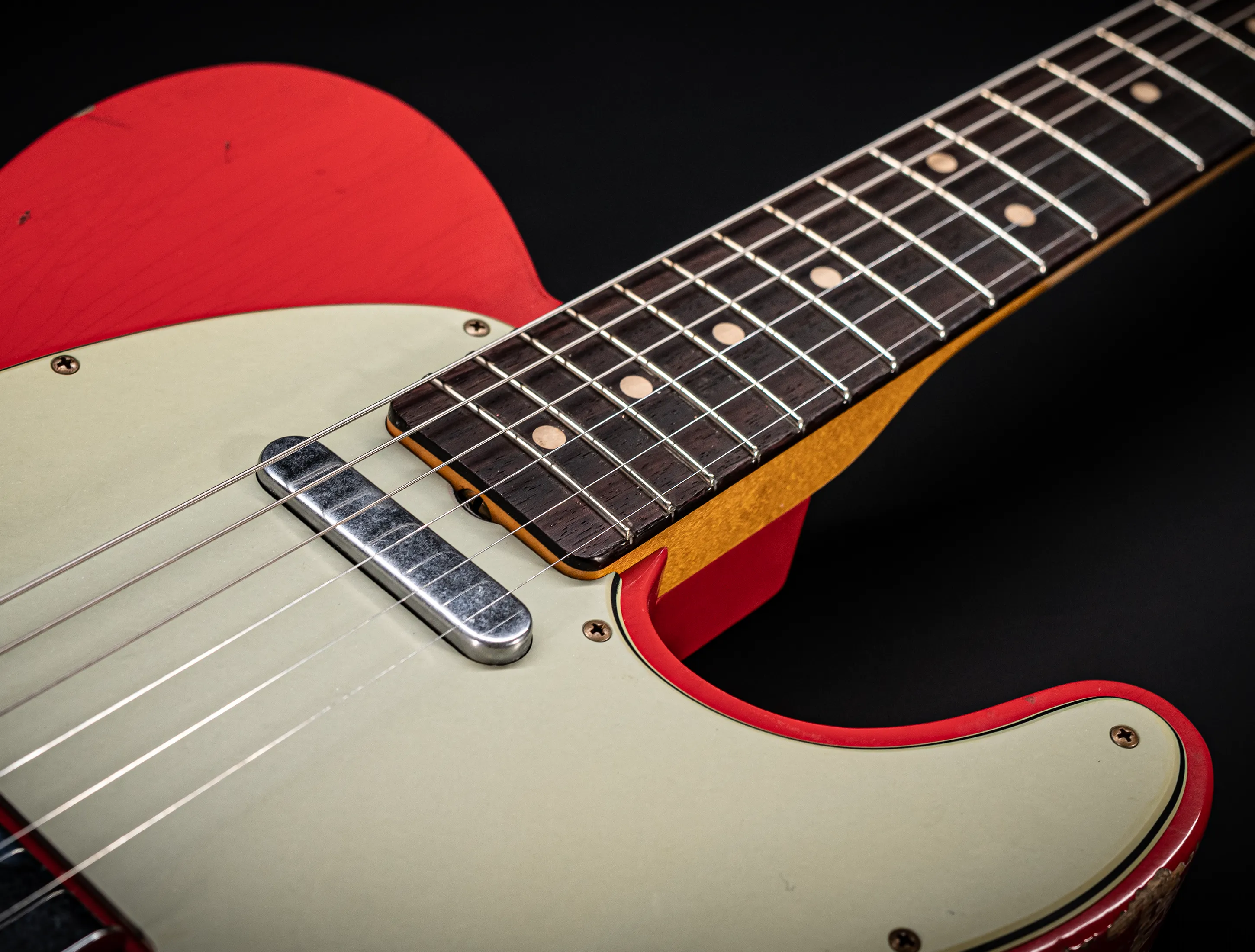 Fender MBD 1963 Telecaster Relic - Fiesta Red