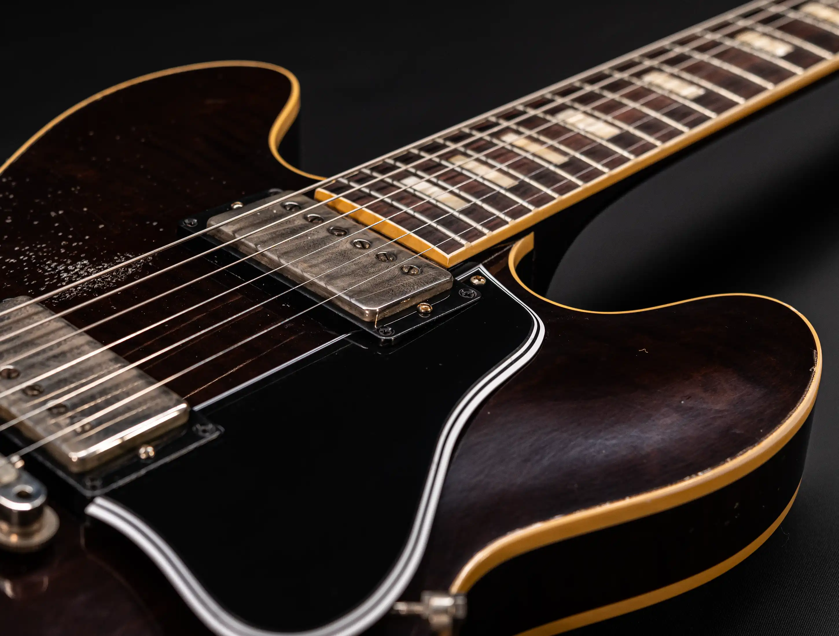 a154392 Gibson-ES-335-1964-Custom-Shop-Murphy-Lab-Heavy-Aged-Figured-Maple-Antique-Walnut-Stain