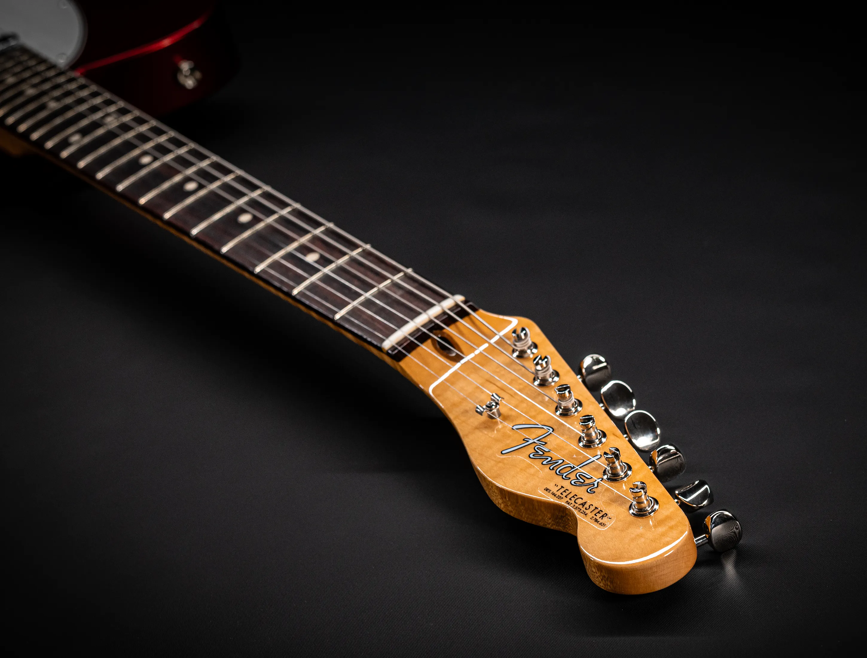 Fender MBD 1963 Telecaster Timeless NOS flame Neck - Candy Apple Red