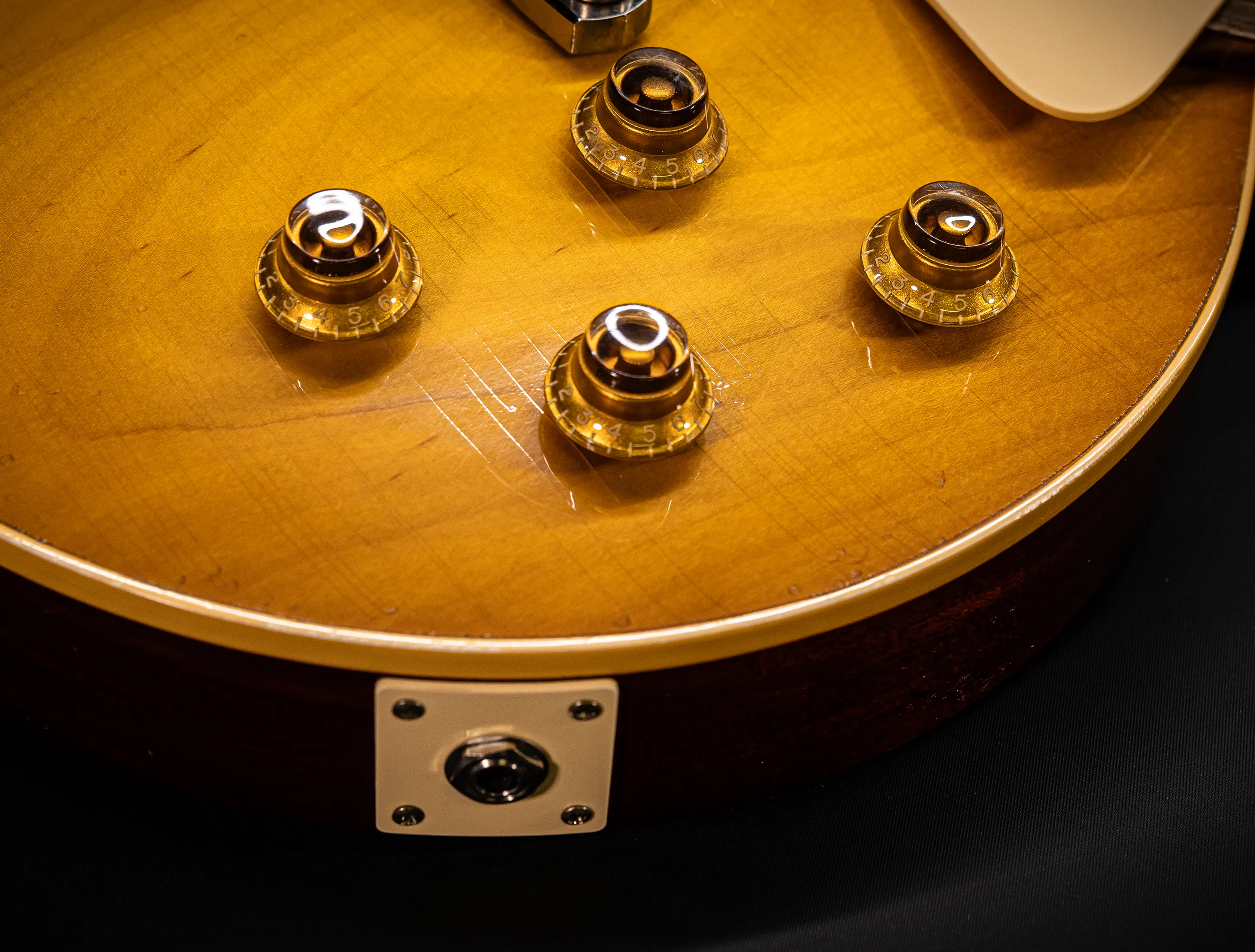a171381 Gibson Les Paul 1958 Standard Reissue Murphy Lab Lemon Burst Light Aged Musikhaus-Hermann