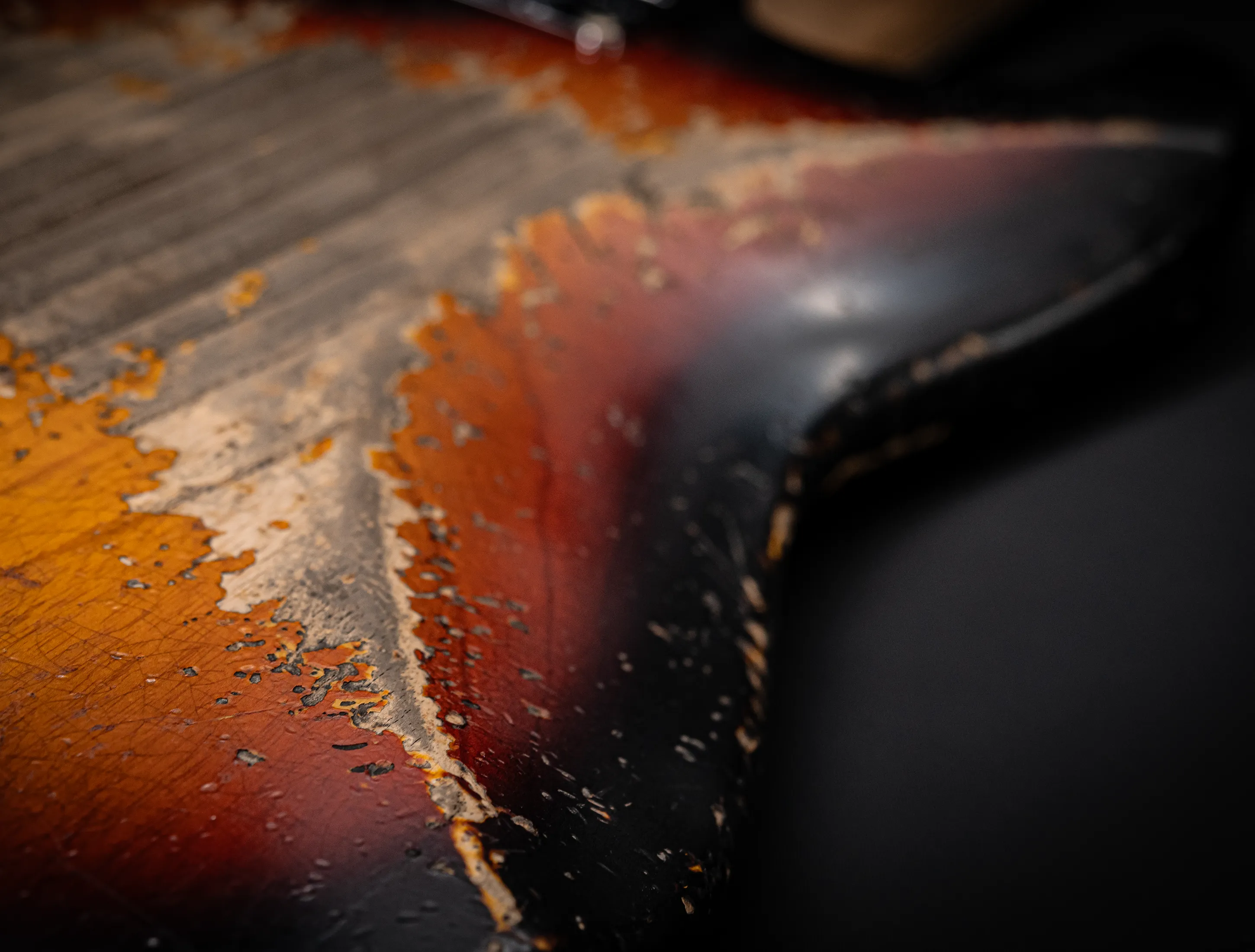 Fender MBD II 1962 Humbucker Hardtail Stratocaster MIDAS Super Heavy Relic - ASH Body Sunburst