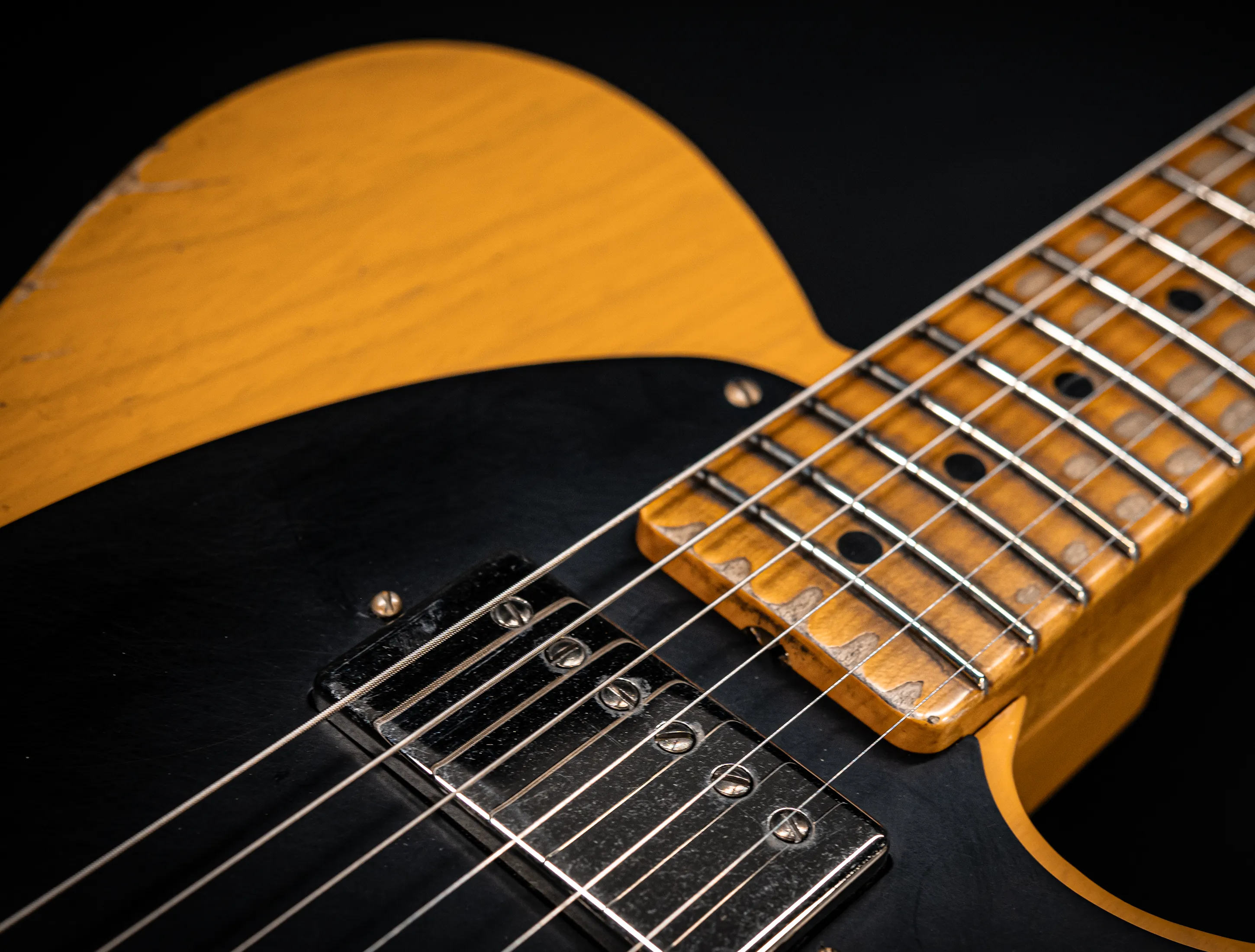 a173235Fender MBD Limited 1952 Humbucker Telecaster Heavy Relic - Butterscotch Blonde Muikhaus-Hermann